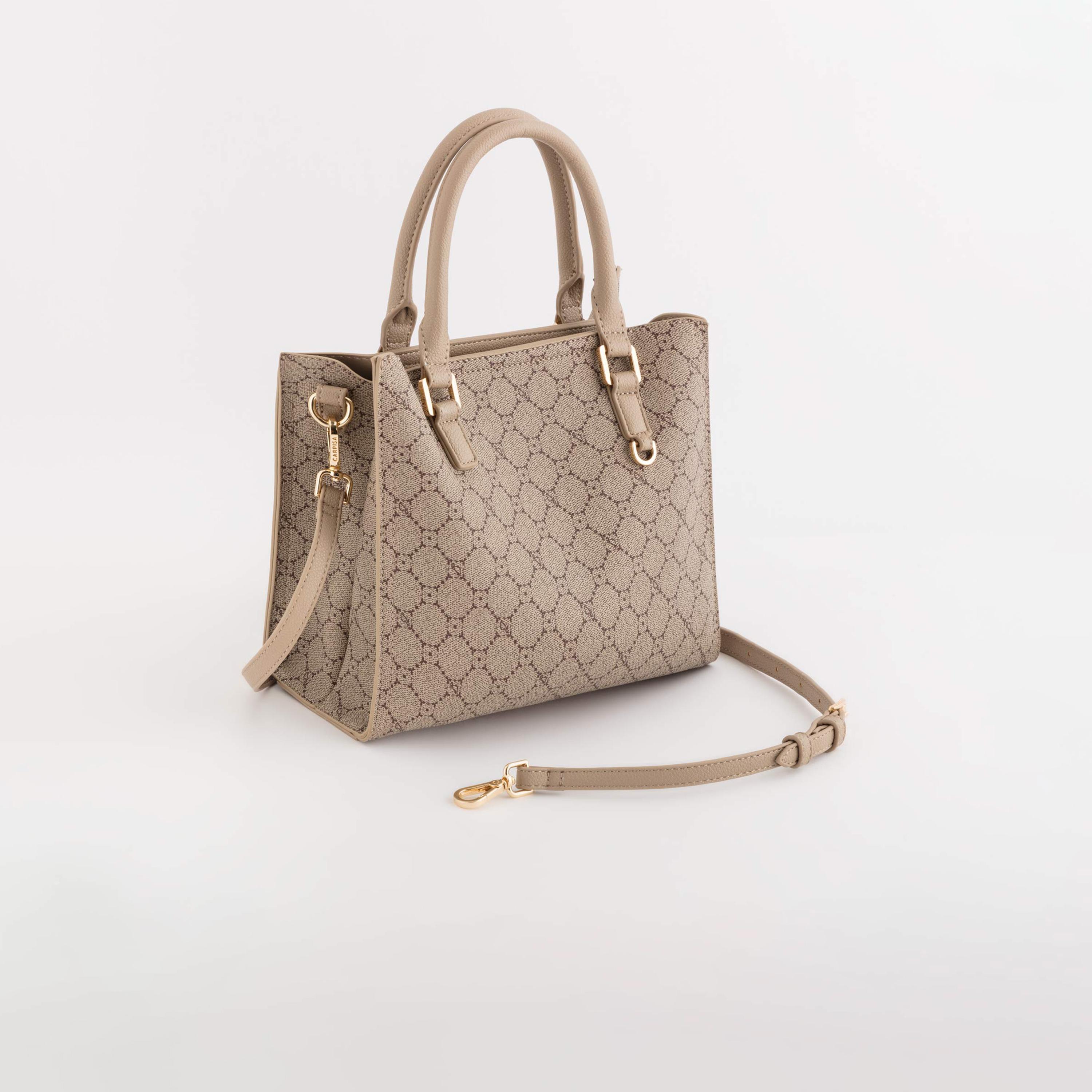 Carpisa Diana Printed Double Handle Tote Bag with Magnetic closure and Detachable Strap | 26 X 11 X 21 CM-women-bagsandwallets-handbags-image-1