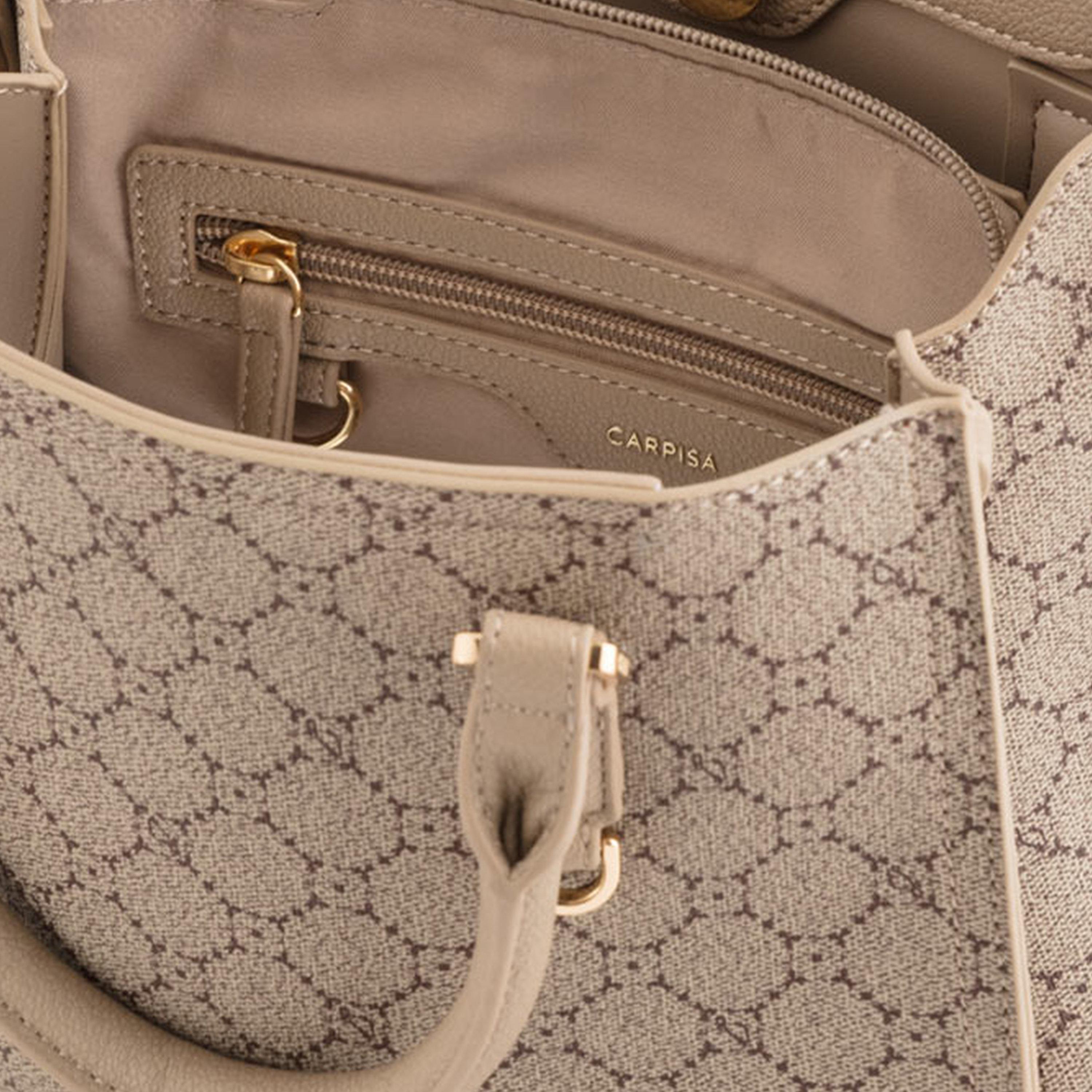Carpisa Diana Printed Double Handle Tote Bag with Magnetic closure and Detachable Strap | 26 X 11 X 21 CM-women-bagsandwallets-handbags-image-4