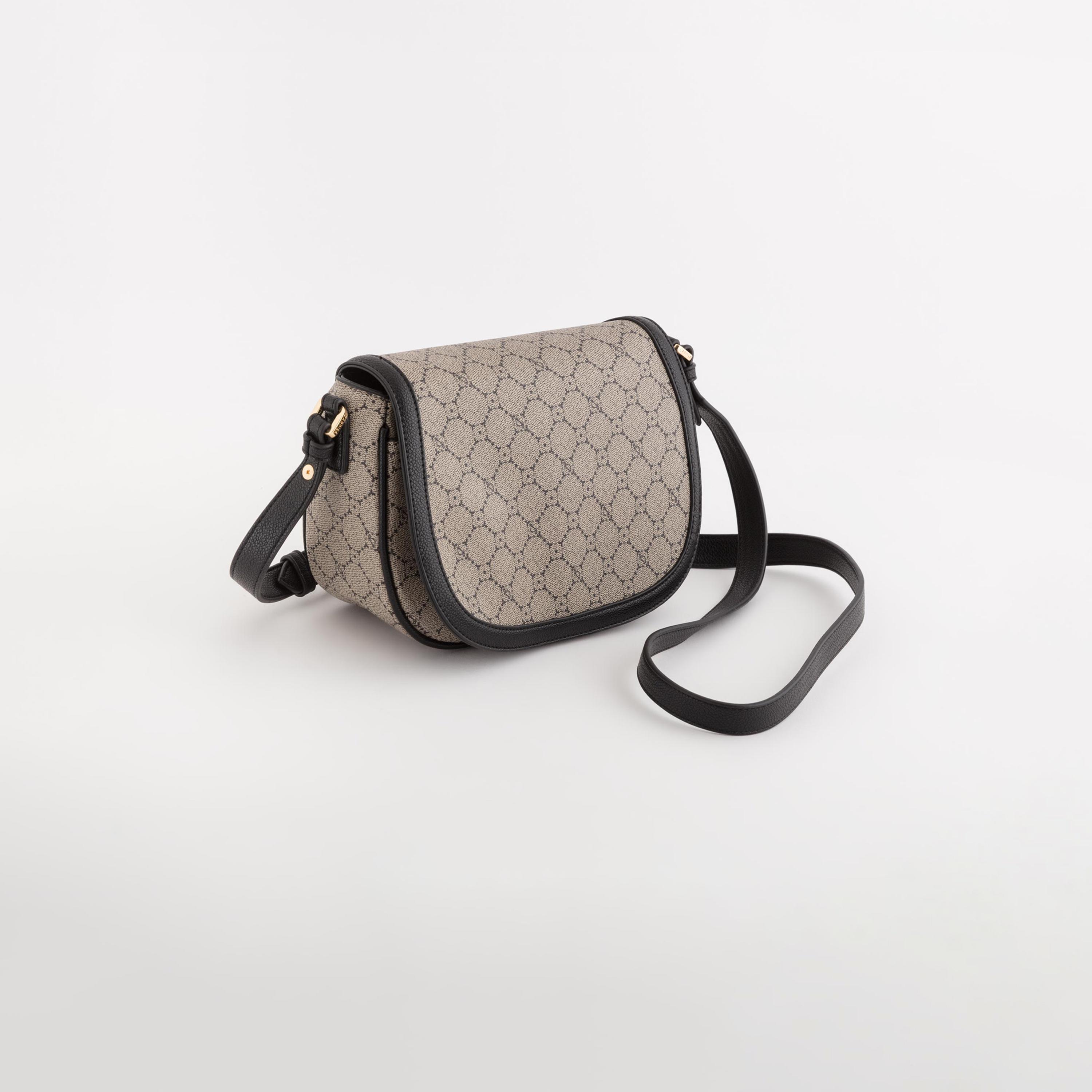 كاربيسا - شنطة ديانا كروس مطبوعة بغطاء قلاب وحزام قابل للتعديل | 23 × 7 × 15 سم-women-bagsandwallets-handbags-image-1