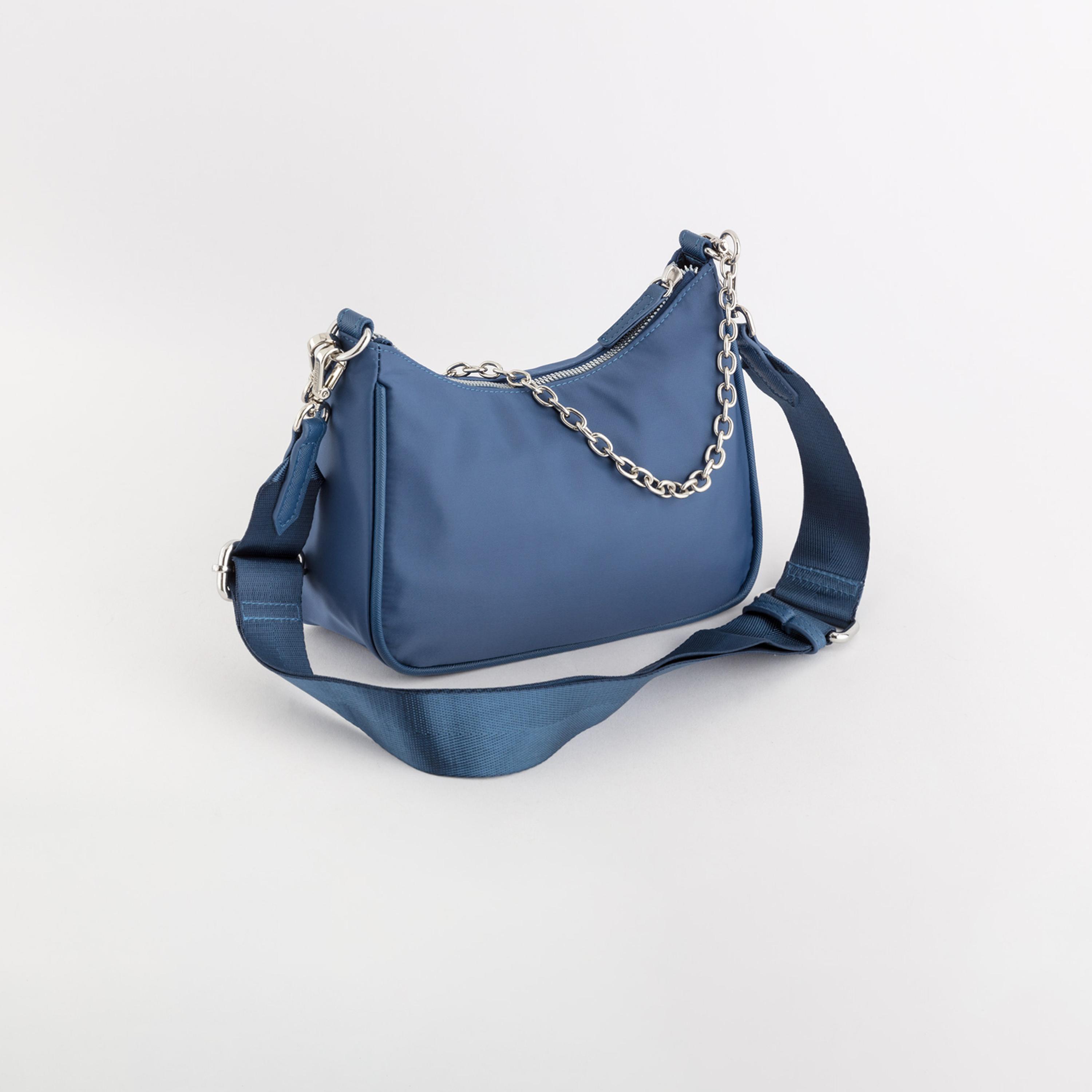 كاربيسا - شنطة خصر تريفيس سادة بسحاب إغلاق وحزام قابل للتعديل | 25 × 8 × 18 سم-women-bagsandwallets-handbags-image-1