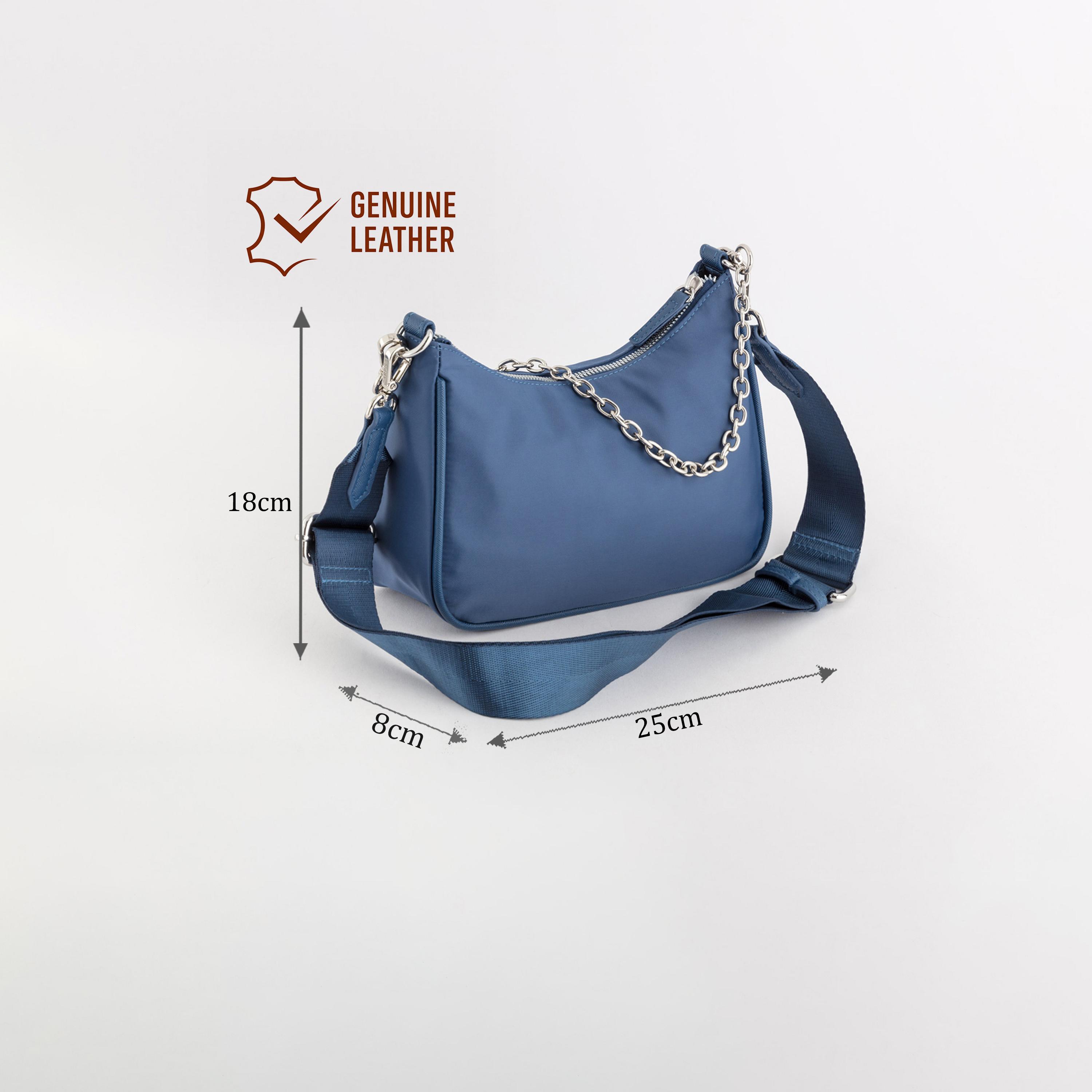 كاربيسا - شنطة خصر تريفيس سادة بسحاب إغلاق وحزام قابل للتعديل | 25 × 8 × 18 سم-women-bagsandwallets-handbags-image-2