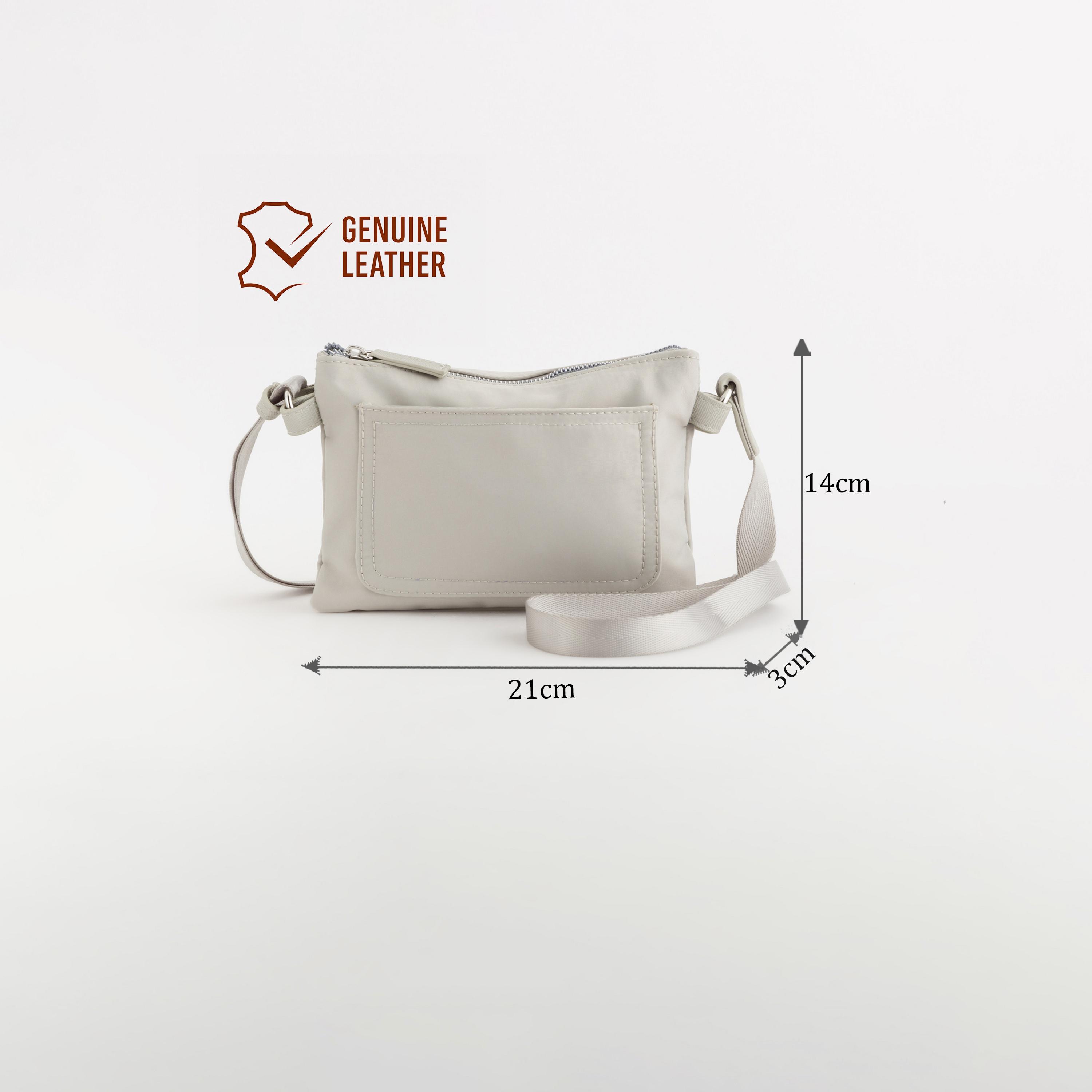 Carpisa Trevis Plain Crossbody Bag with Zipper closure and Adjustable Strap | 21 X 3 X 14 CM-women-bagsandwallets-handbags-image-2