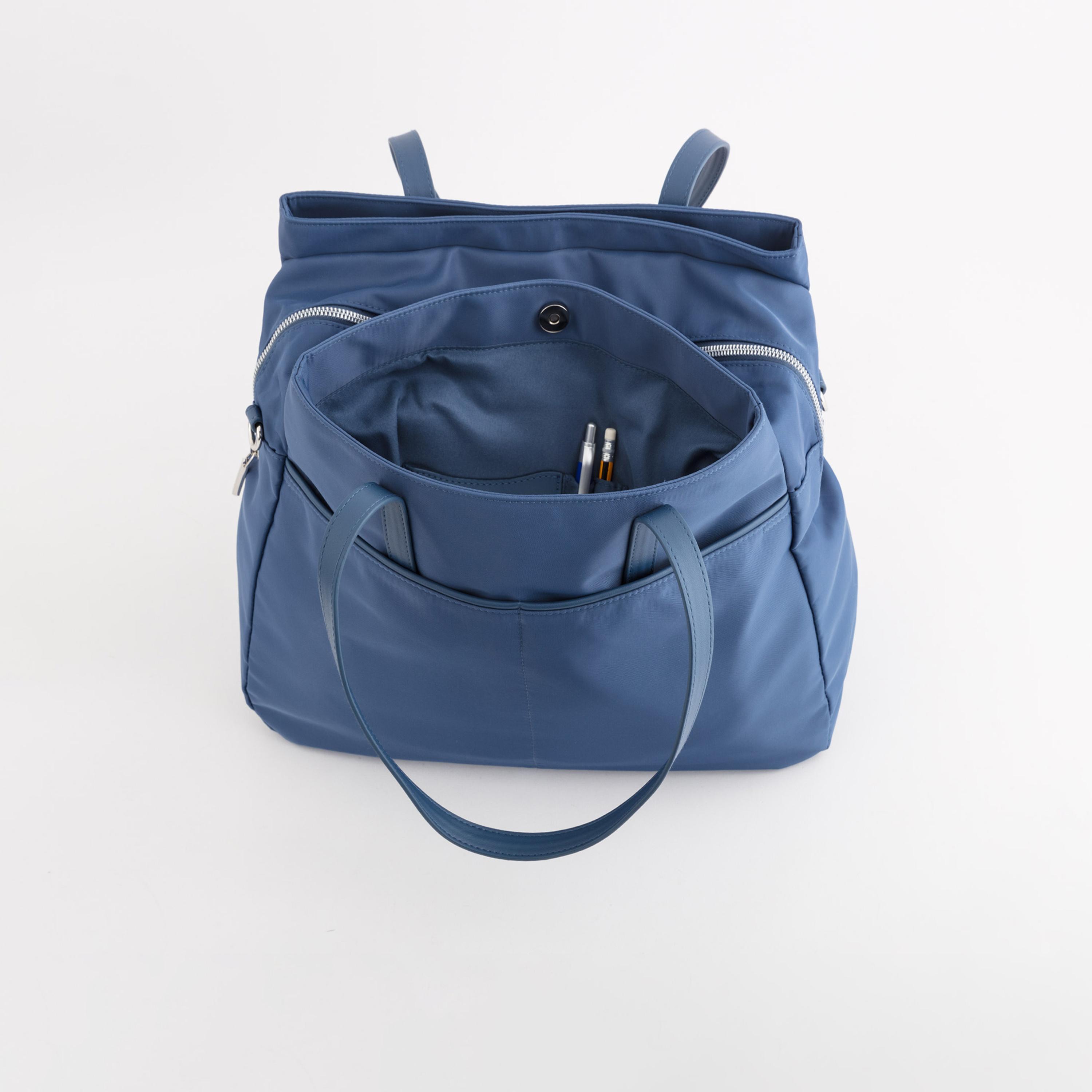 Carpisa Trevis Plain Double Handle Tote Bag with Magnetic closure and Detachable Strap | 37 X 15 X 28 CM-women-bagsandwallets-handbags-image-5