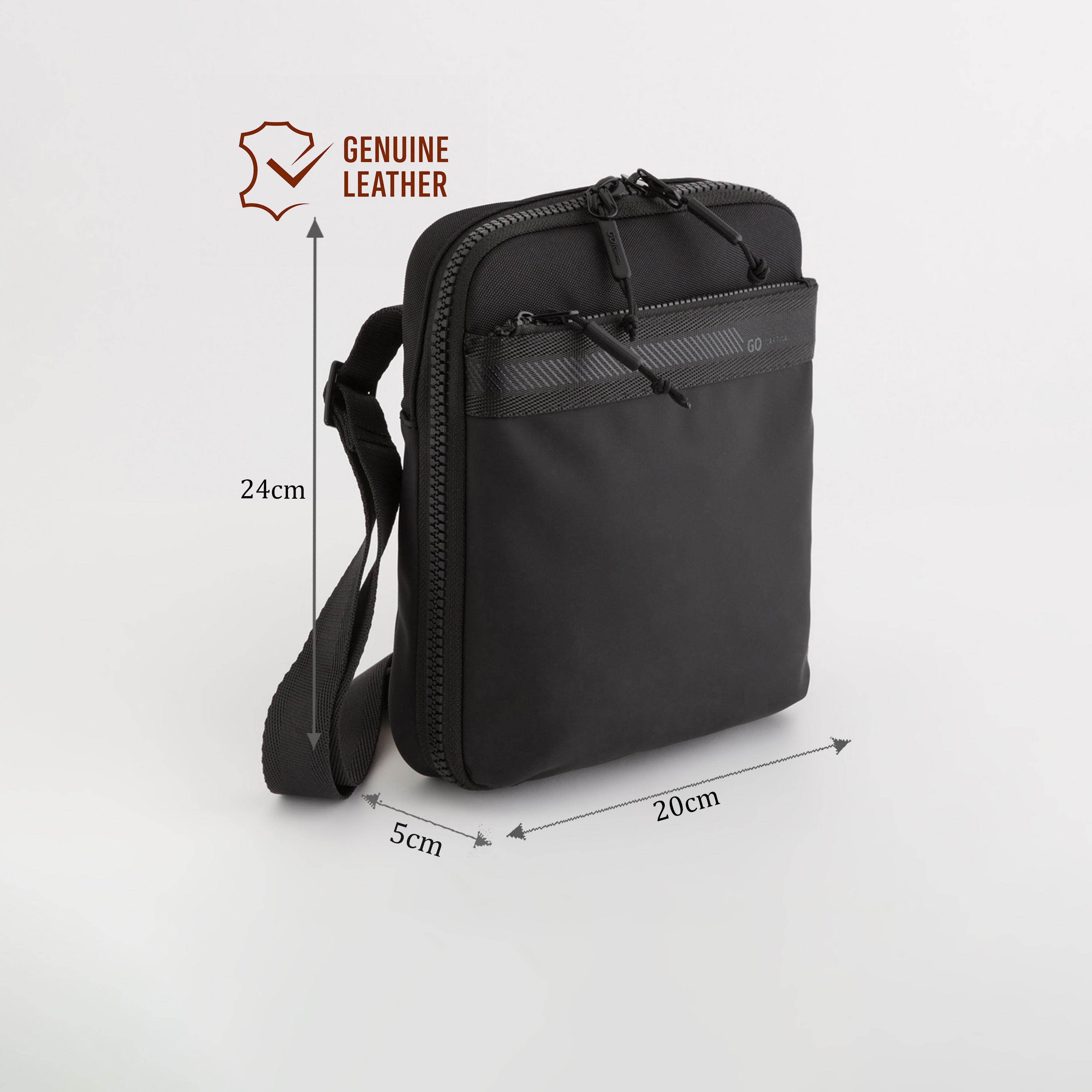 Carpisa Maverick GO Plain Shoulder Bag with Zipper closure and Adjustable Strap | 24 X 5 X 20 CM-men-bags-image-2