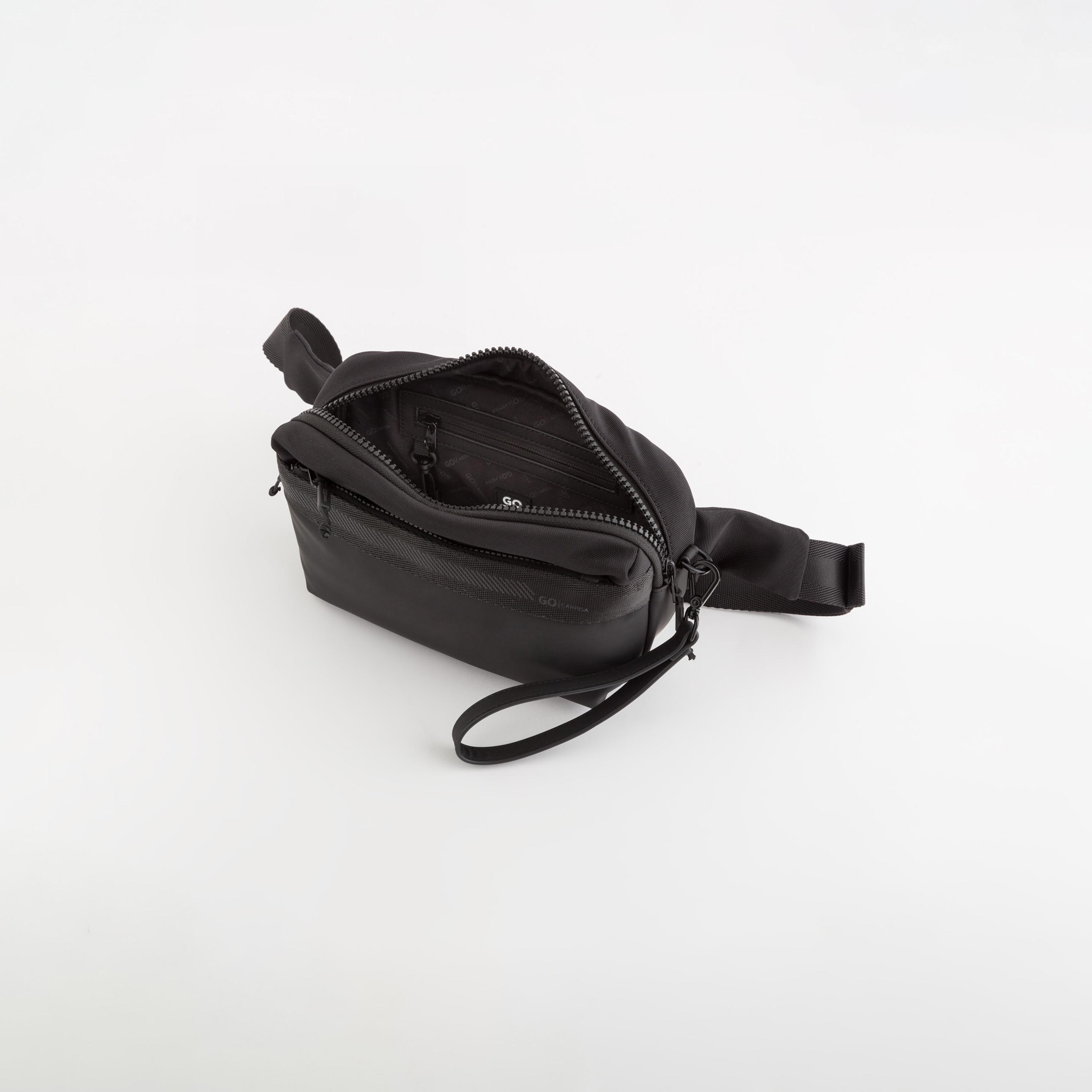 Carpisa Maverick GO Textured Waist Bag with Zipper closure and Adjustable Strap | 26 X 6 X 16 CM-men-bags-image-3