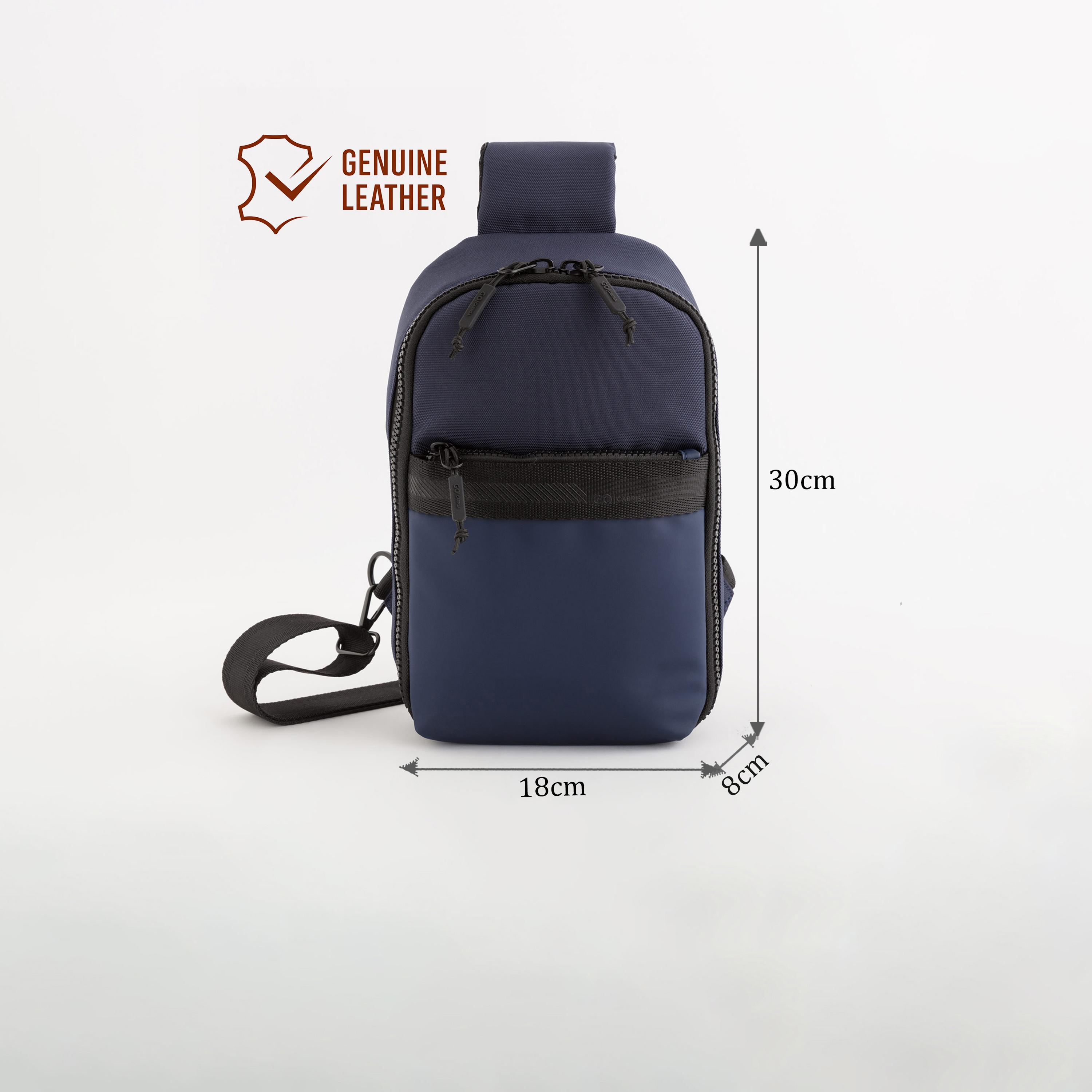 Carpisa Maverick GO Plain Shoulder Bag with Zipper closure and Adjustable Strap | 30 X 8 X 18 CM-men-bags-image-2
