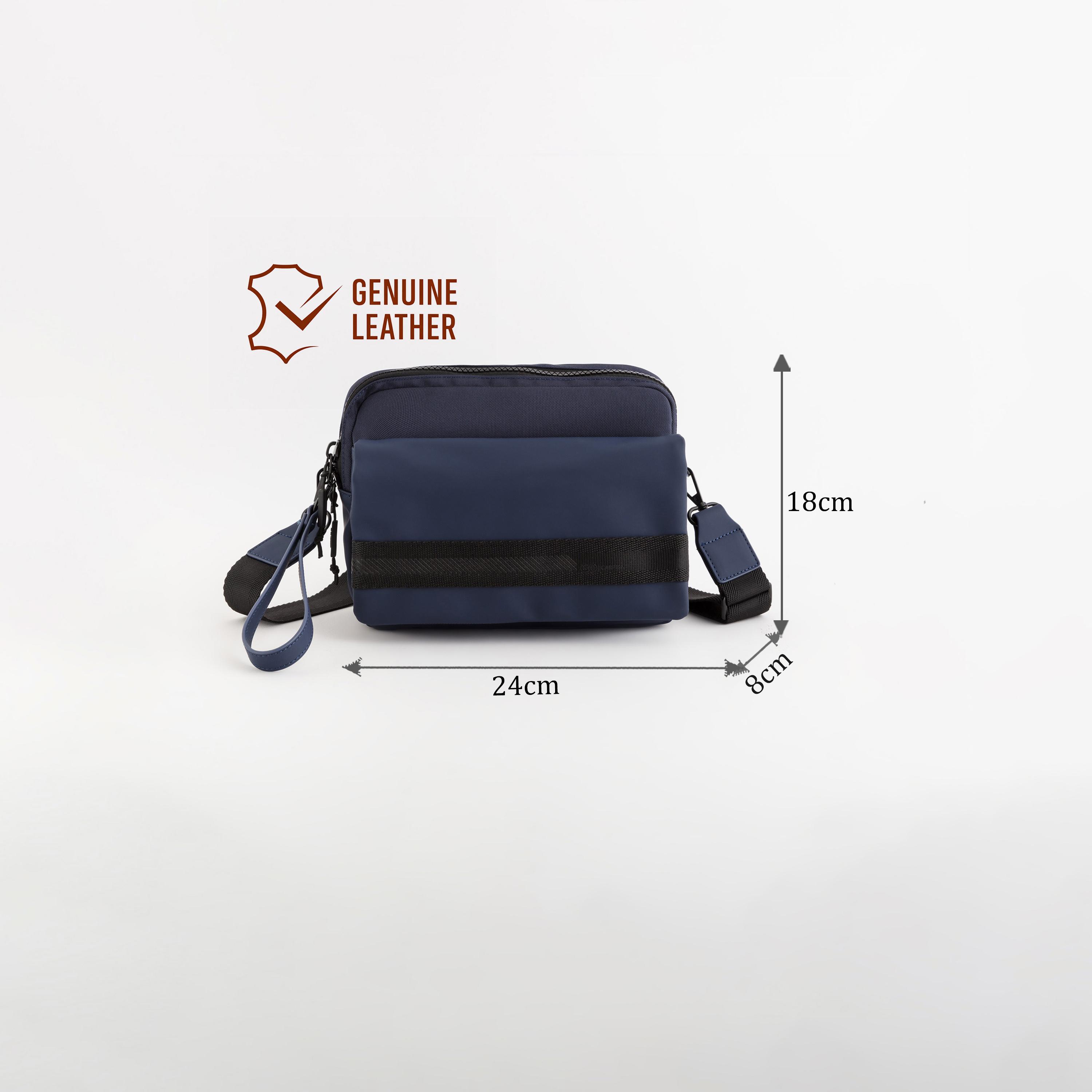 Carpisa Maverick GO Plain Crossbody Bag with Zipper closure and Adjustable Strap | 24 X 8 X 18 CM-men-bags-image-2