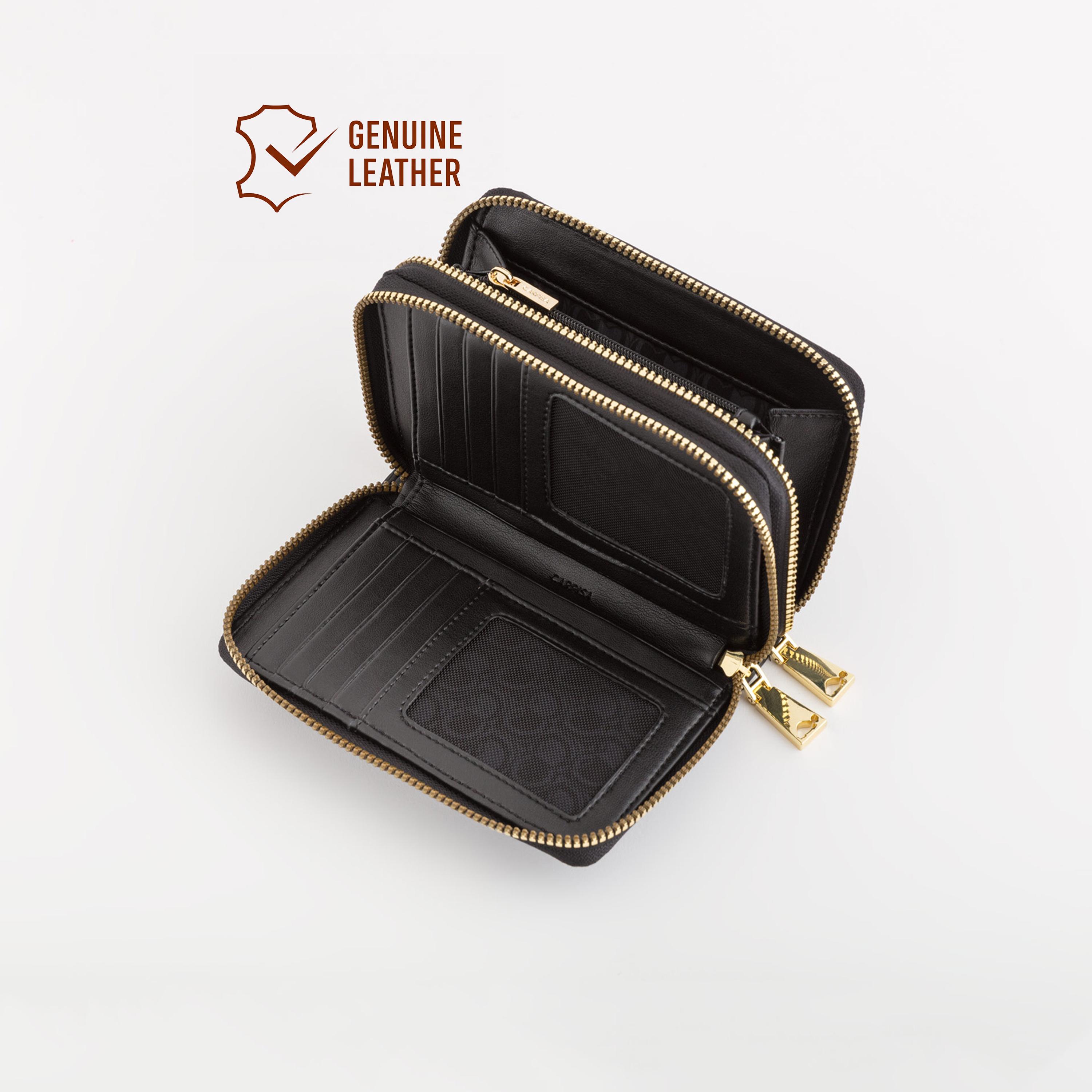 Carpisa Loto V2 Textured Wallet with Zipper closure | 15 X 4 X 10 CM-women-bagsandwallets-wallets-image-2