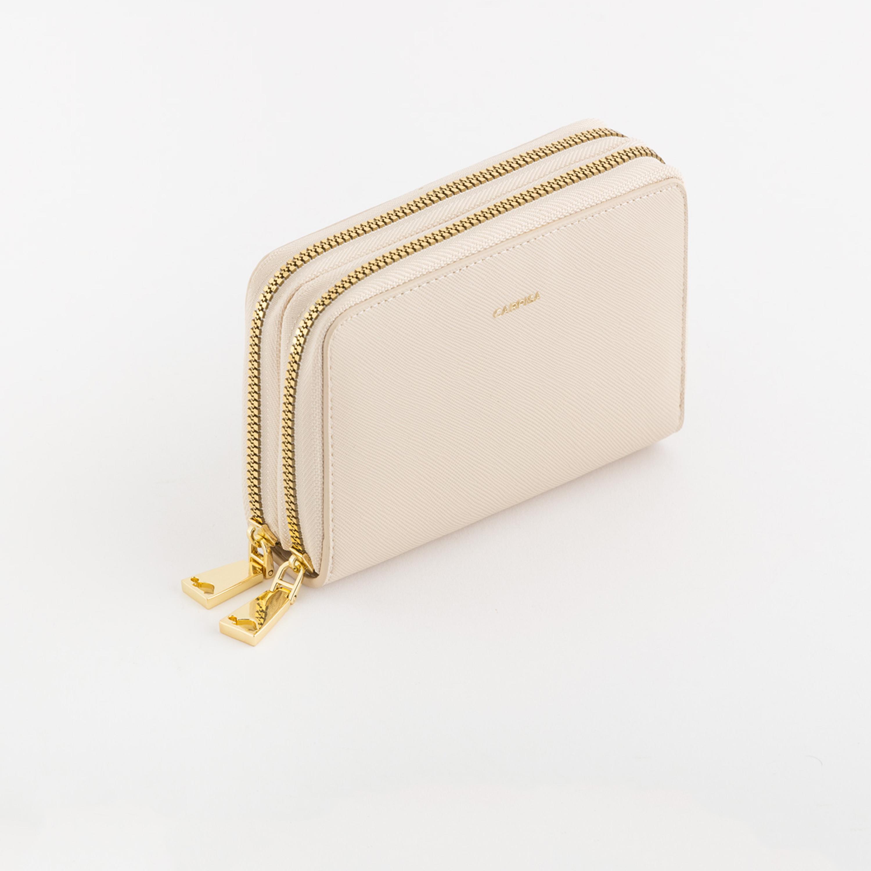 Carpisa Loto V2 Textured Wallet with Zipper closure | 15 X 4 X 10 CM-women-bagsandwallets-wallets-image-1