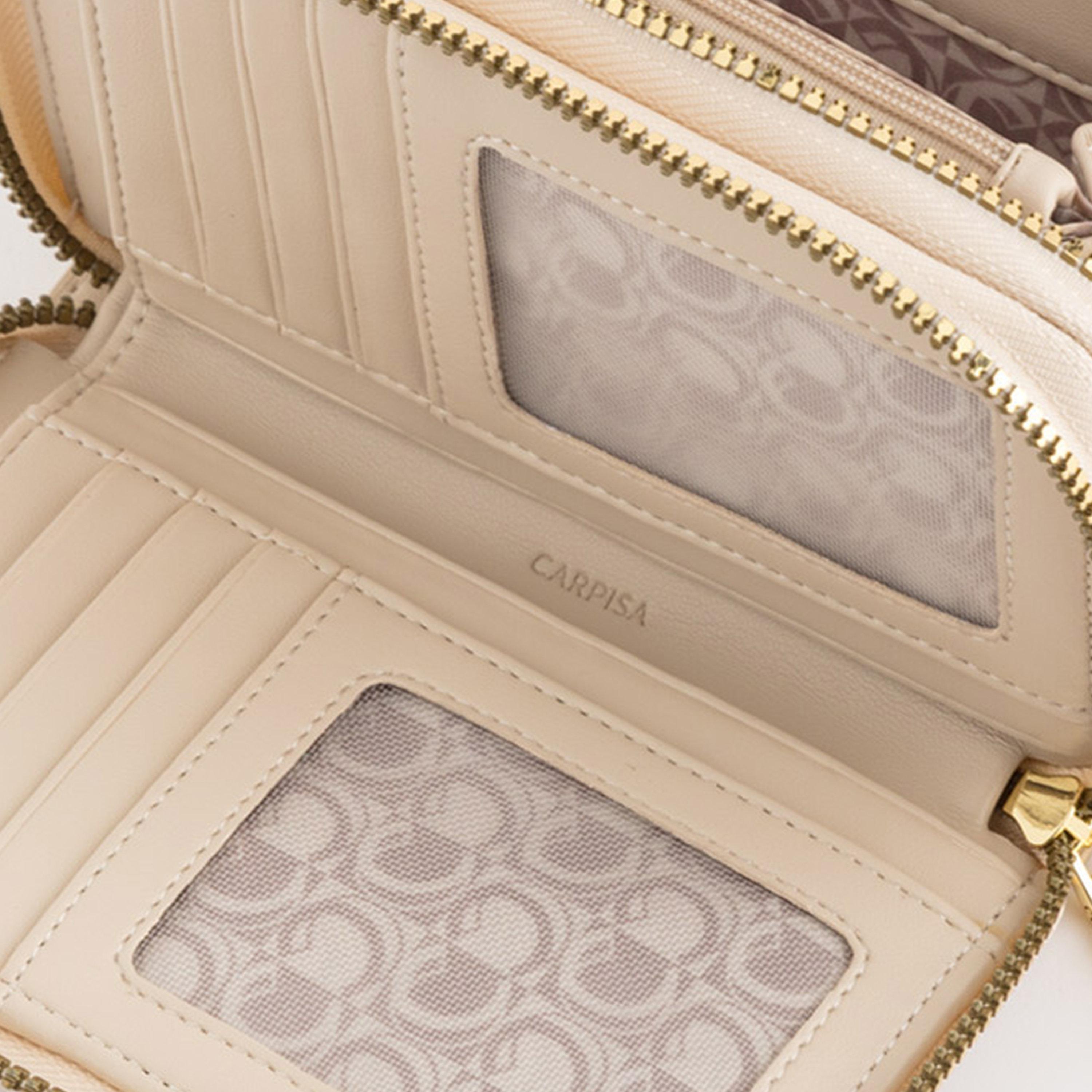 Carpisa Loto V2 Textured Wallet with Zipper closure | 15 X 4 X 10 CM-women-bagsandwallets-wallets-image-3