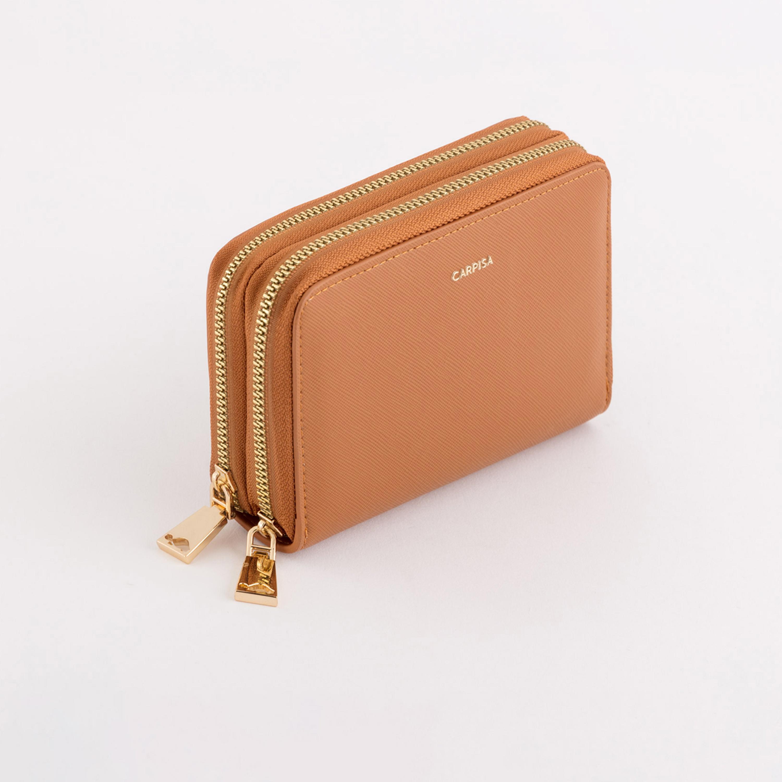 Carpisa Loto V2 Textured Wallet with Zipper closure | 15 X 4 X 10 CM-women-bagsandwallets-wallets-image-1