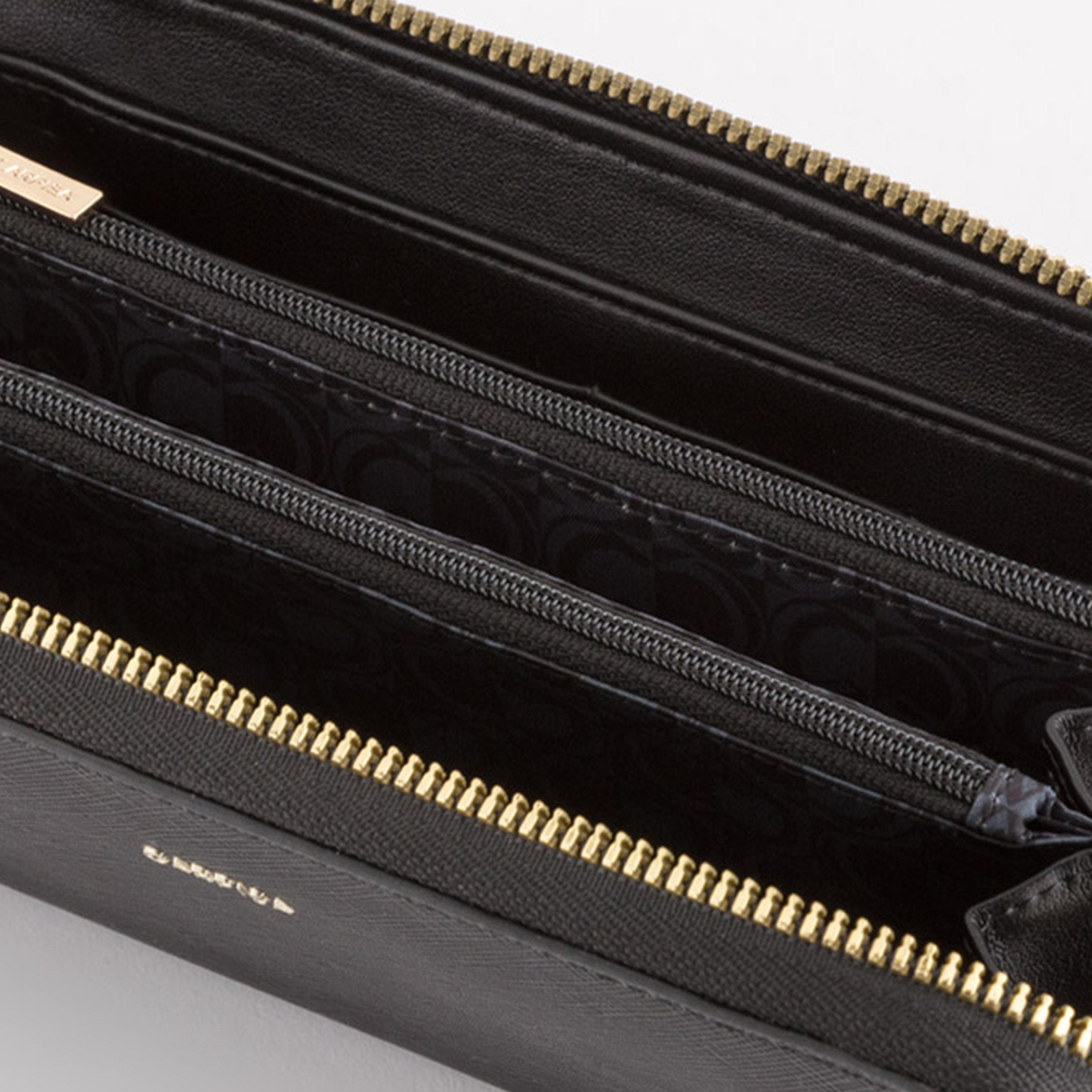 Carpisa Loto V2 Textured Wallet with Zipper closure | 19 X 2 X 10 CM-women-bagsandwallets-wallets-image-3