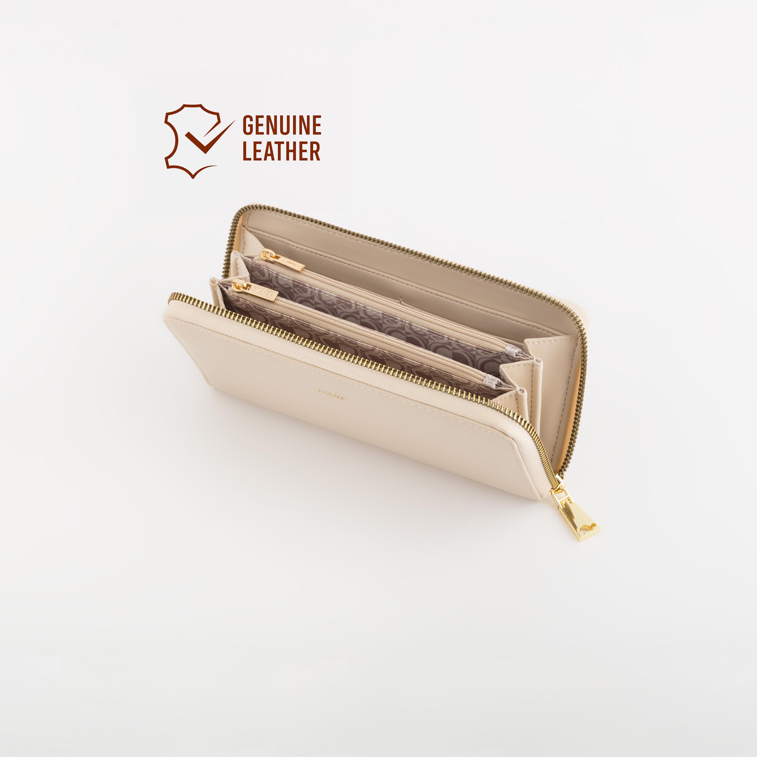 Carpisa Loto V2 Textured Wallet with Zipper closure | 19 X 2 X 10 CM-women-bagsandwallets-wallets-image-2