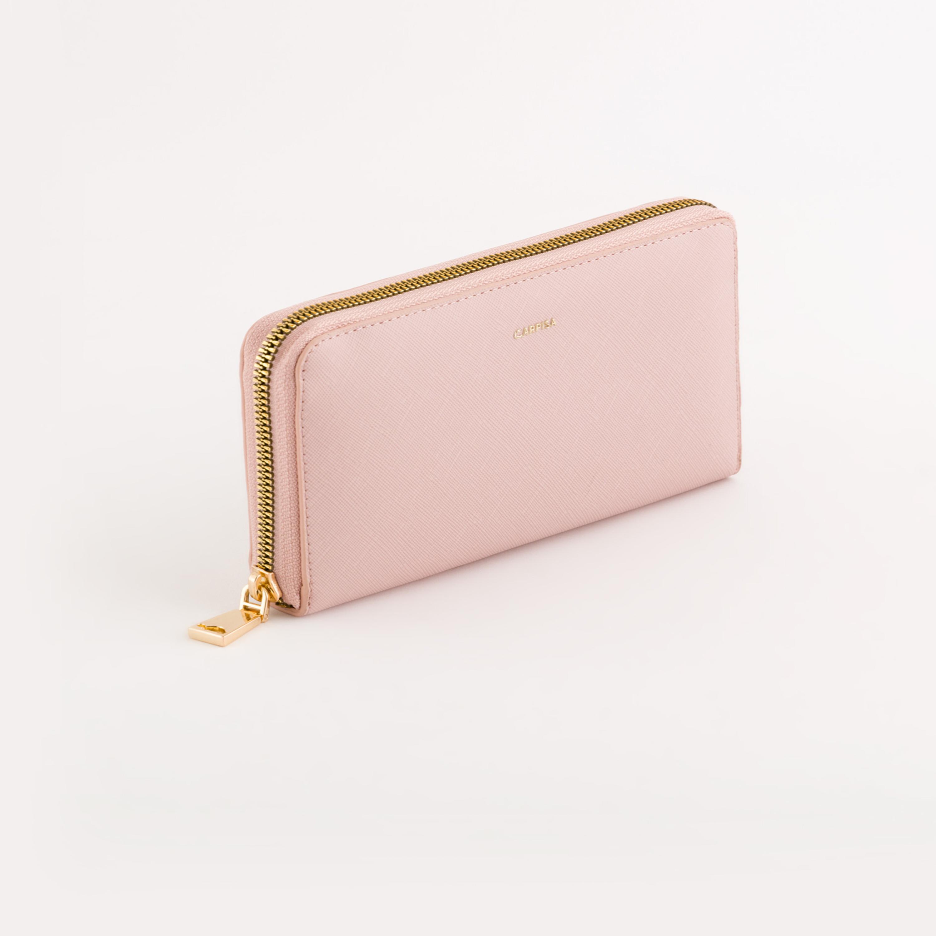 Carpisa Loto V2 Textured Wallet with Zipper closure | 19 X 2 X 10 CM-women-bagsandwallets-wallets-image-1