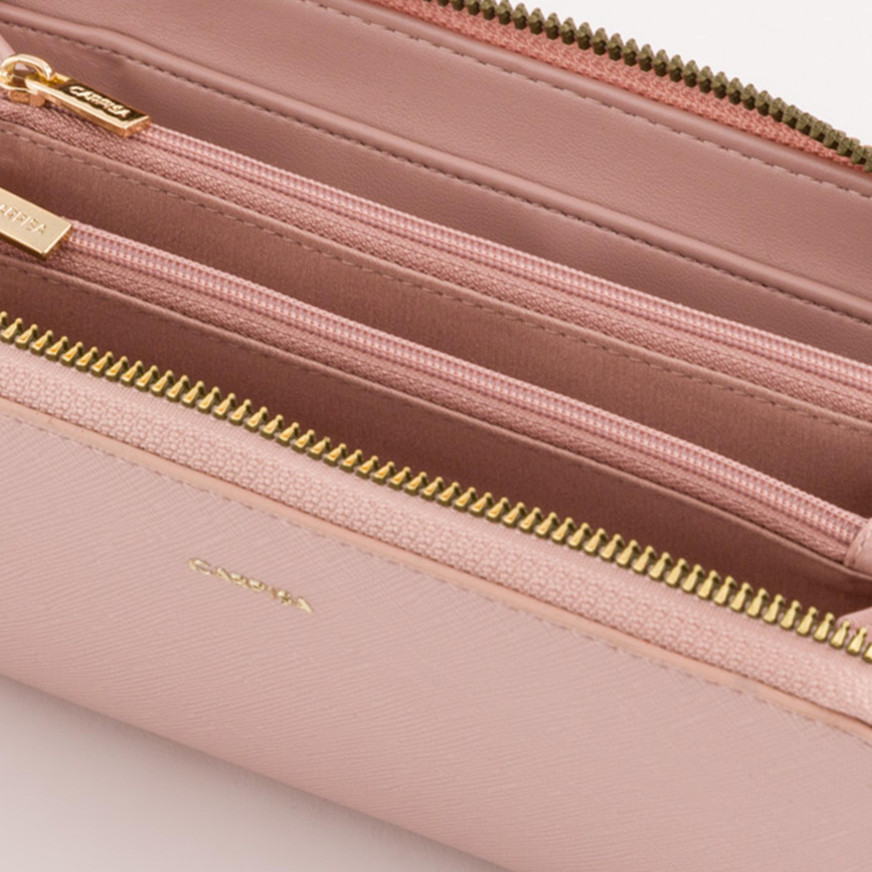 Carpisa Loto V2 Textured Wallet with Zipper closure | 19 X 2 X 10 CM-women-bagsandwallets-wallets-image-3