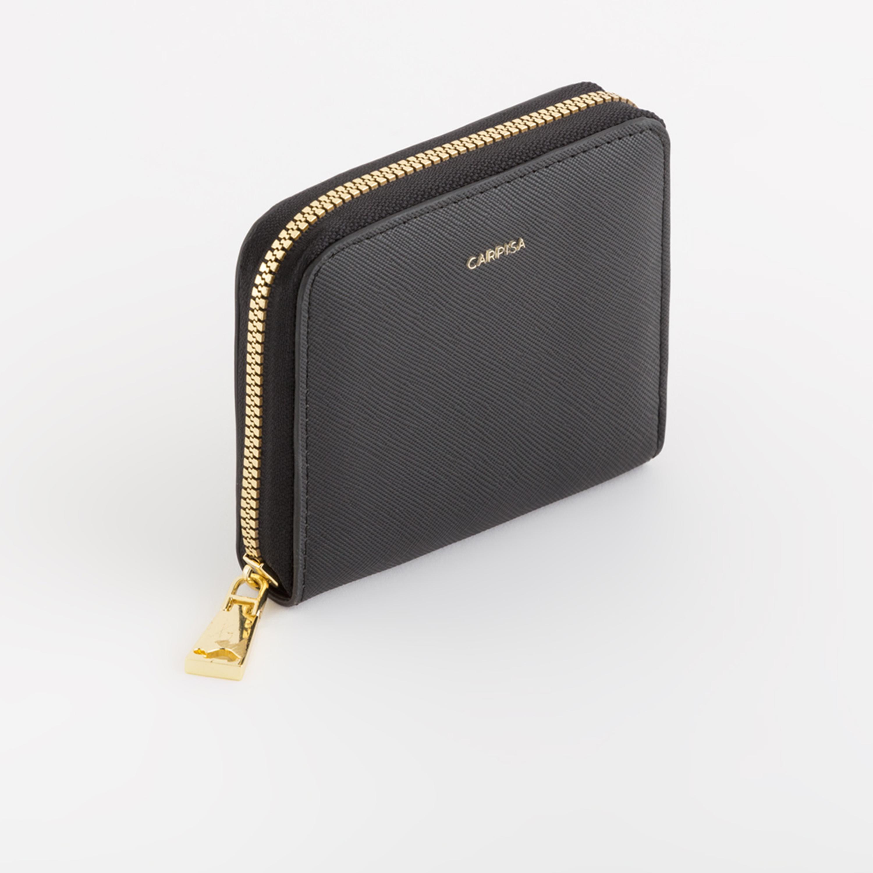 Carpisa Loto V2 Textured Wallet with Zipper closure | 11 X 2 X 9 CM-women-bagsandwallets-wallets-image-1