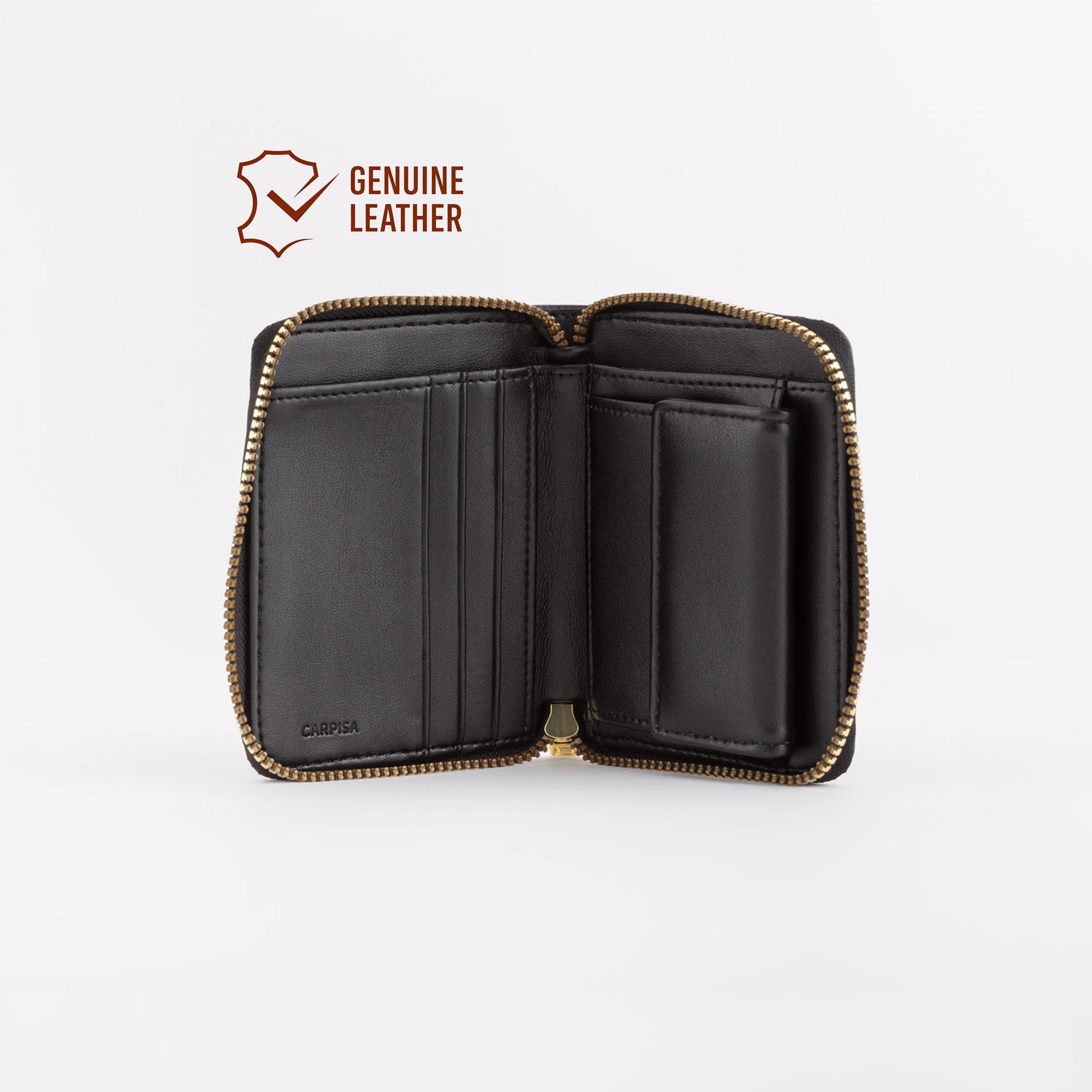 Carpisa Loto V2 Textured Wallet with Zipper closure | 11 X 2 X 9 CM-women-bagsandwallets-wallets-image-2