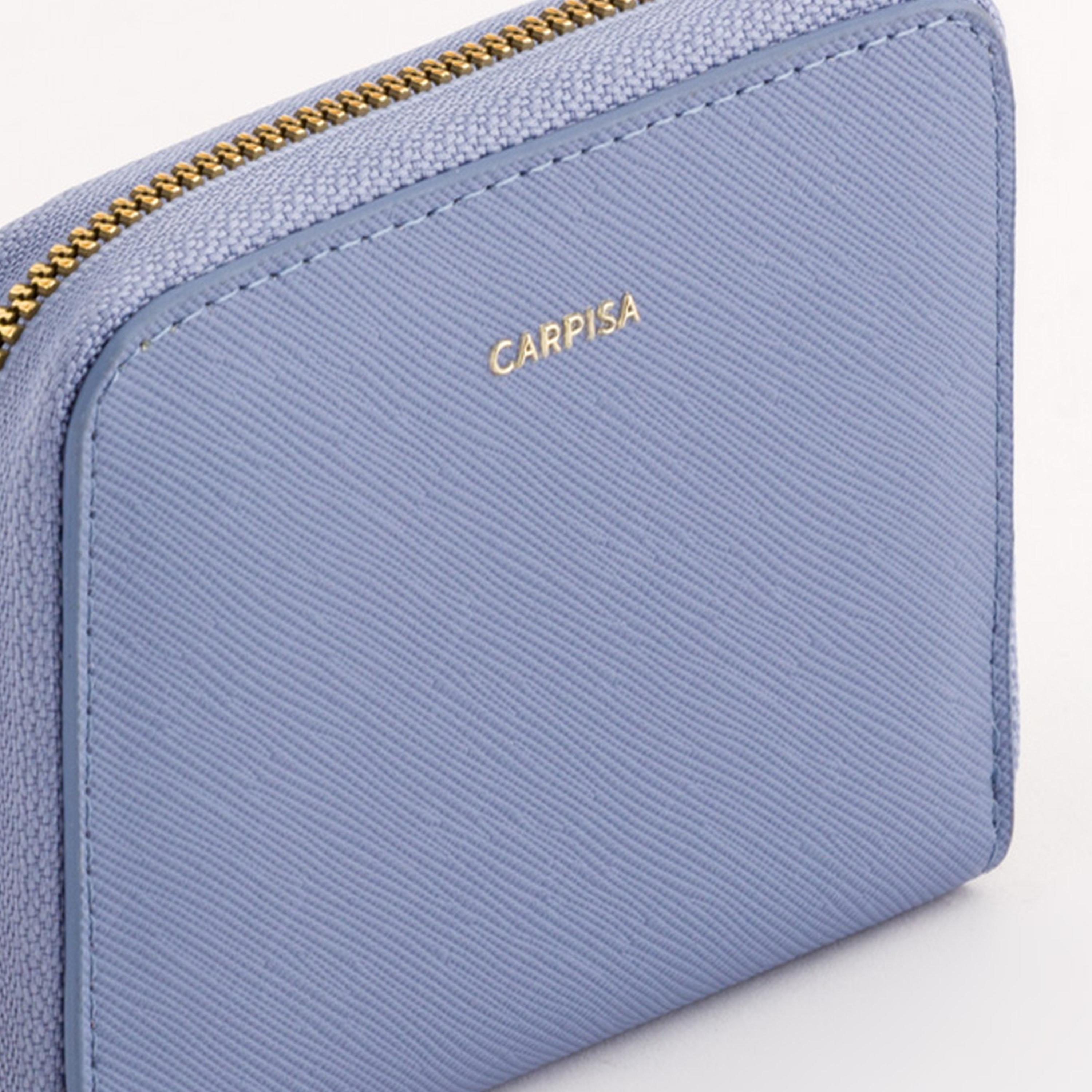 Carpisa Loto V2 Textured Wallet with Zipper closure | 11 X 2 X 9 CM-women-bagsandwallets-wallets-image-4