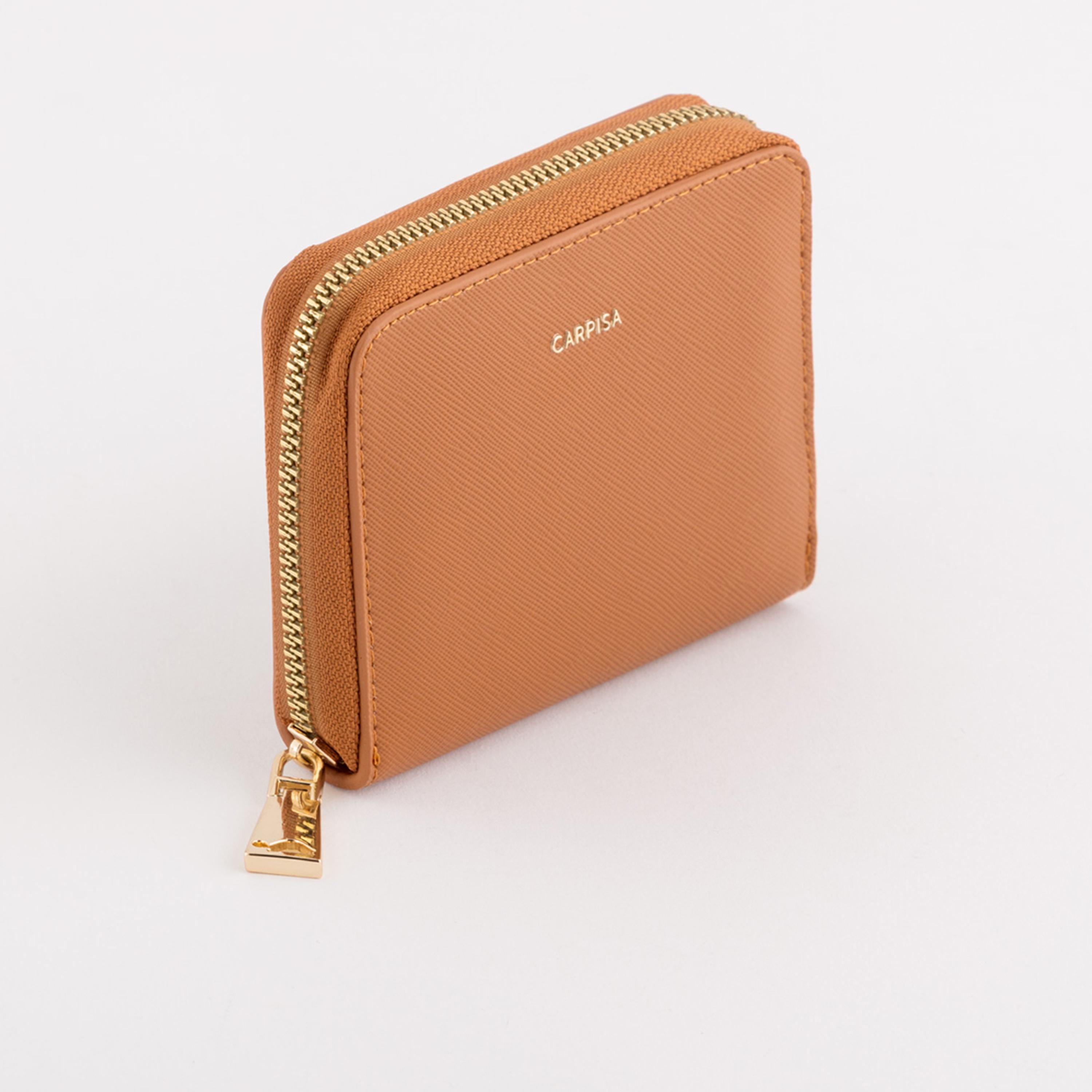 Carpisa Loto V2 Textured Wallet with Zipper closure | 11 X 2 X 9 CM-women-bagsandwallets-wallets-image-1