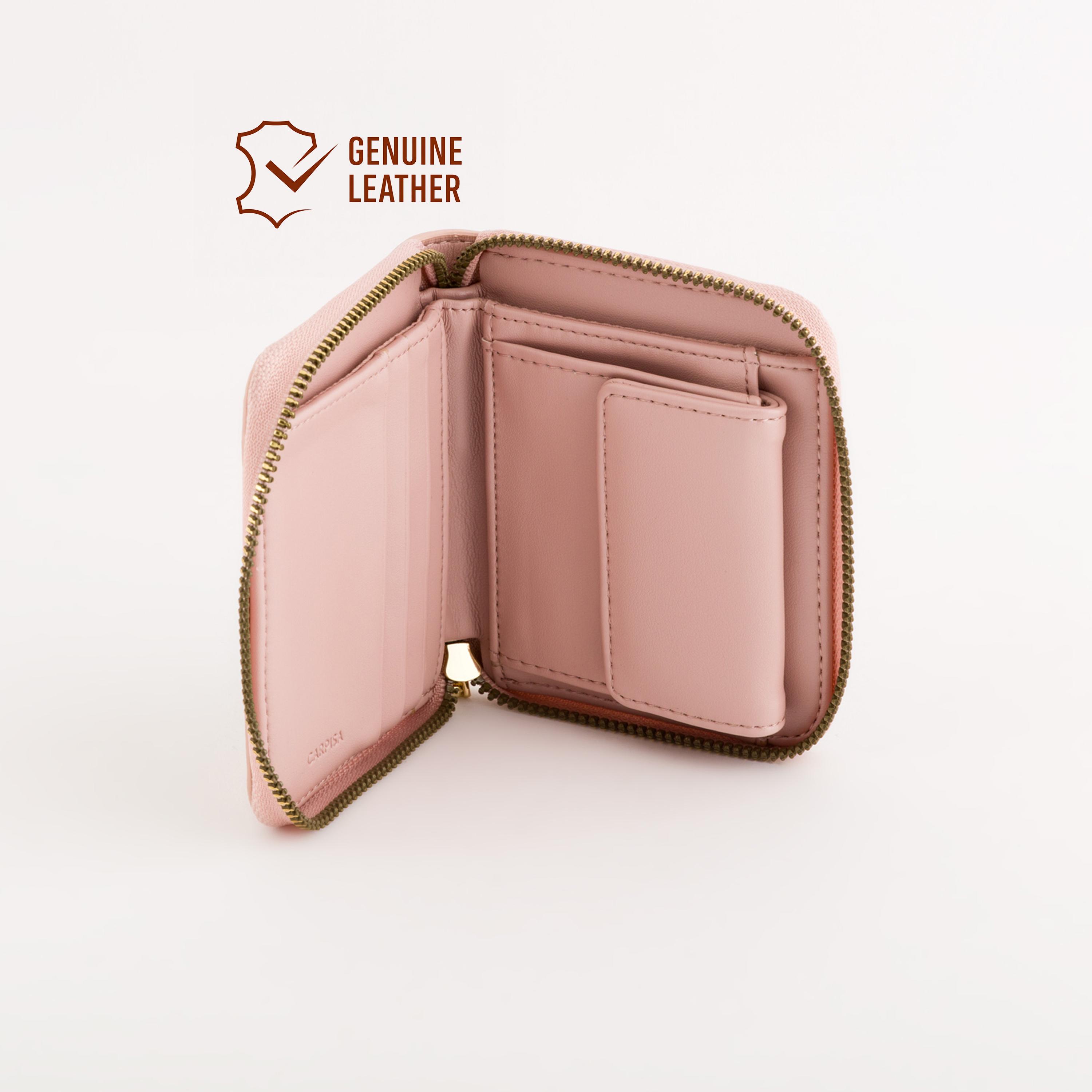 Carpisa Loto V2 Textured Wallet with Zipper closure | 11 X 2 X 9 CM-women-bagsandwallets-wallets-image-2
