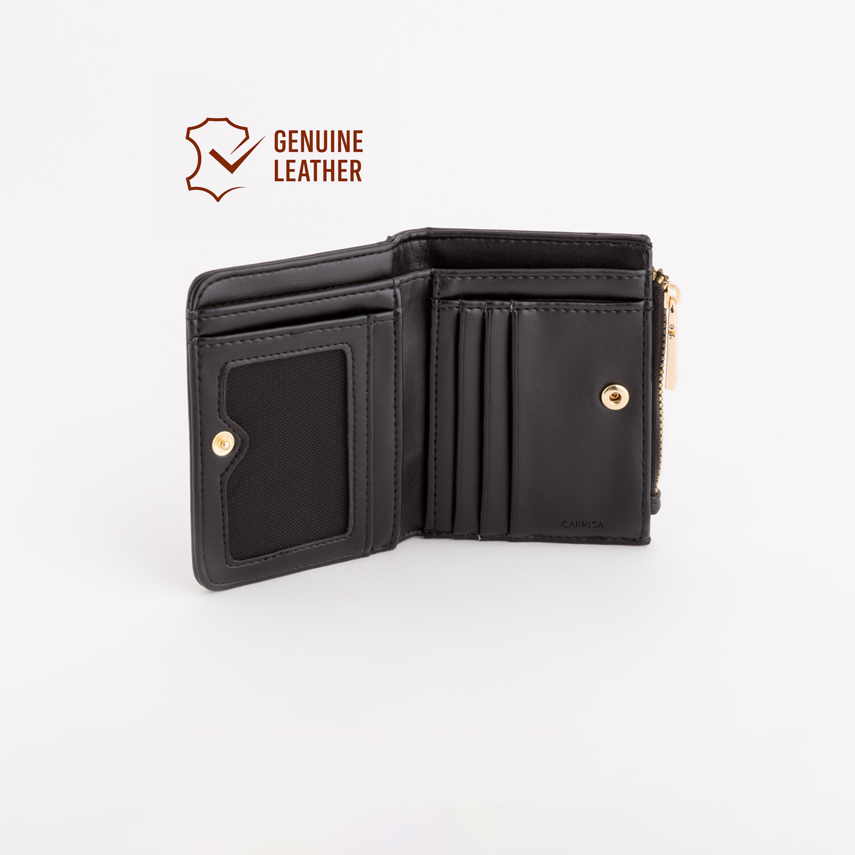 كاربيسا - محفظة لوتو في2 ملمس مميز مع سحاب للإغلاق | 12 × 2 × 9 سم-women-bagsandwallets-wallets-image-2