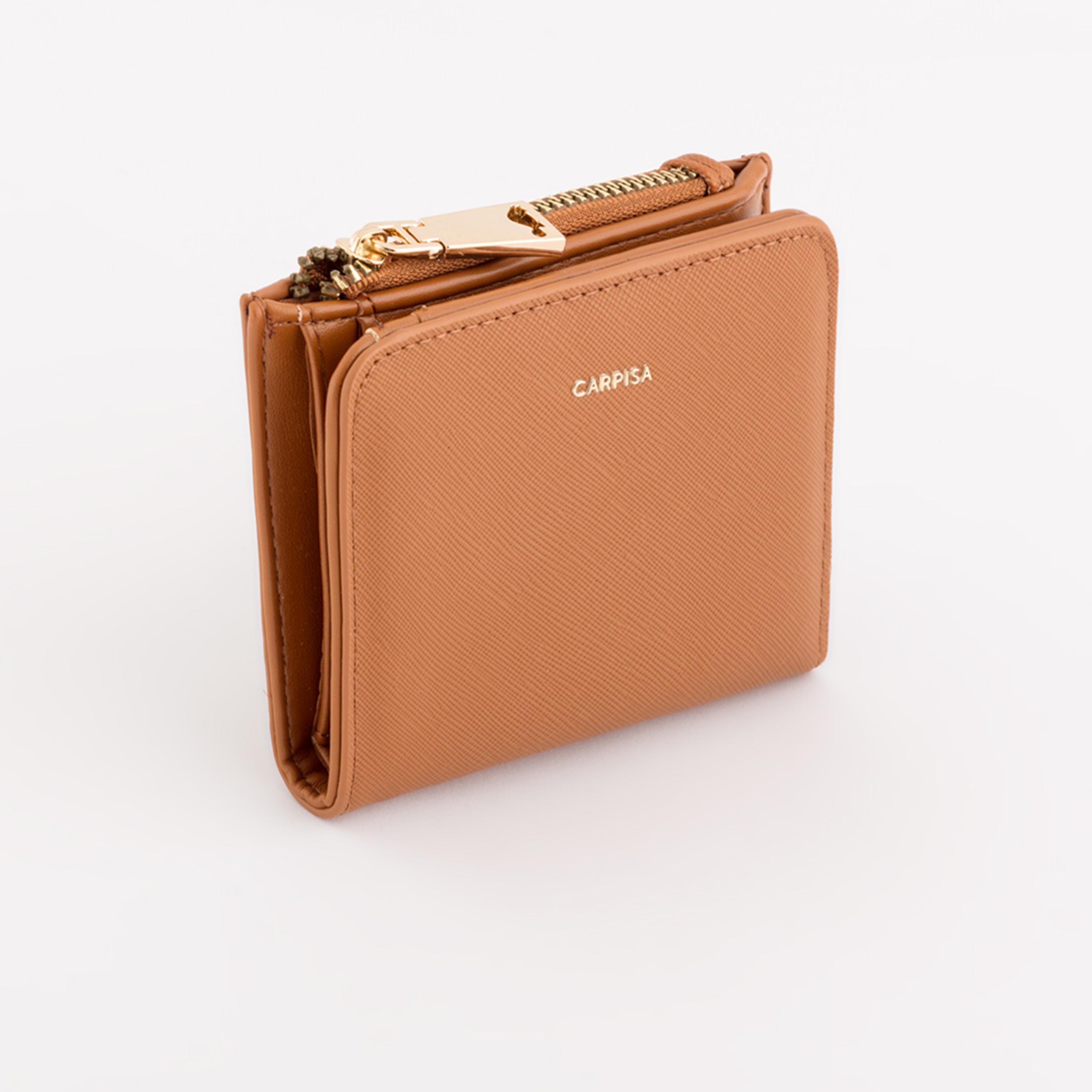 Carpisa Loto V2 Textured Wallet with Zipper closure | 12 X 2 X 9 CM-women-bagsandwallets-wallets-image-1