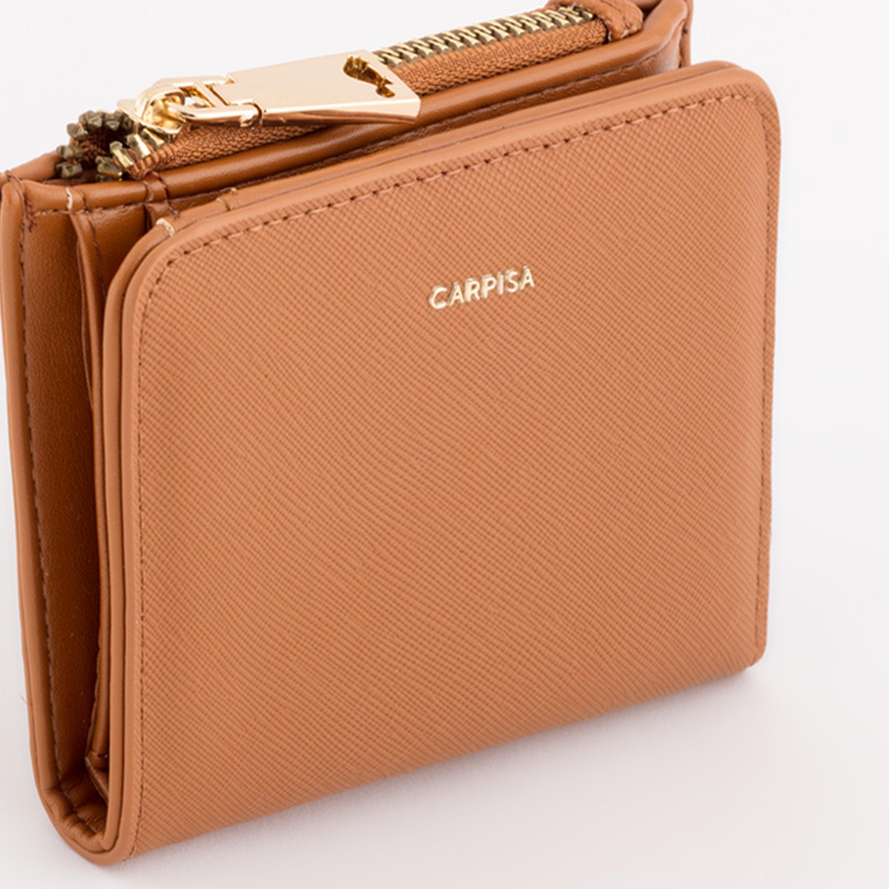Carpisa Loto V2 Textured Wallet with Zipper closure | 12 X 2 X 9 CM-women-bagsandwallets-wallets-image-4