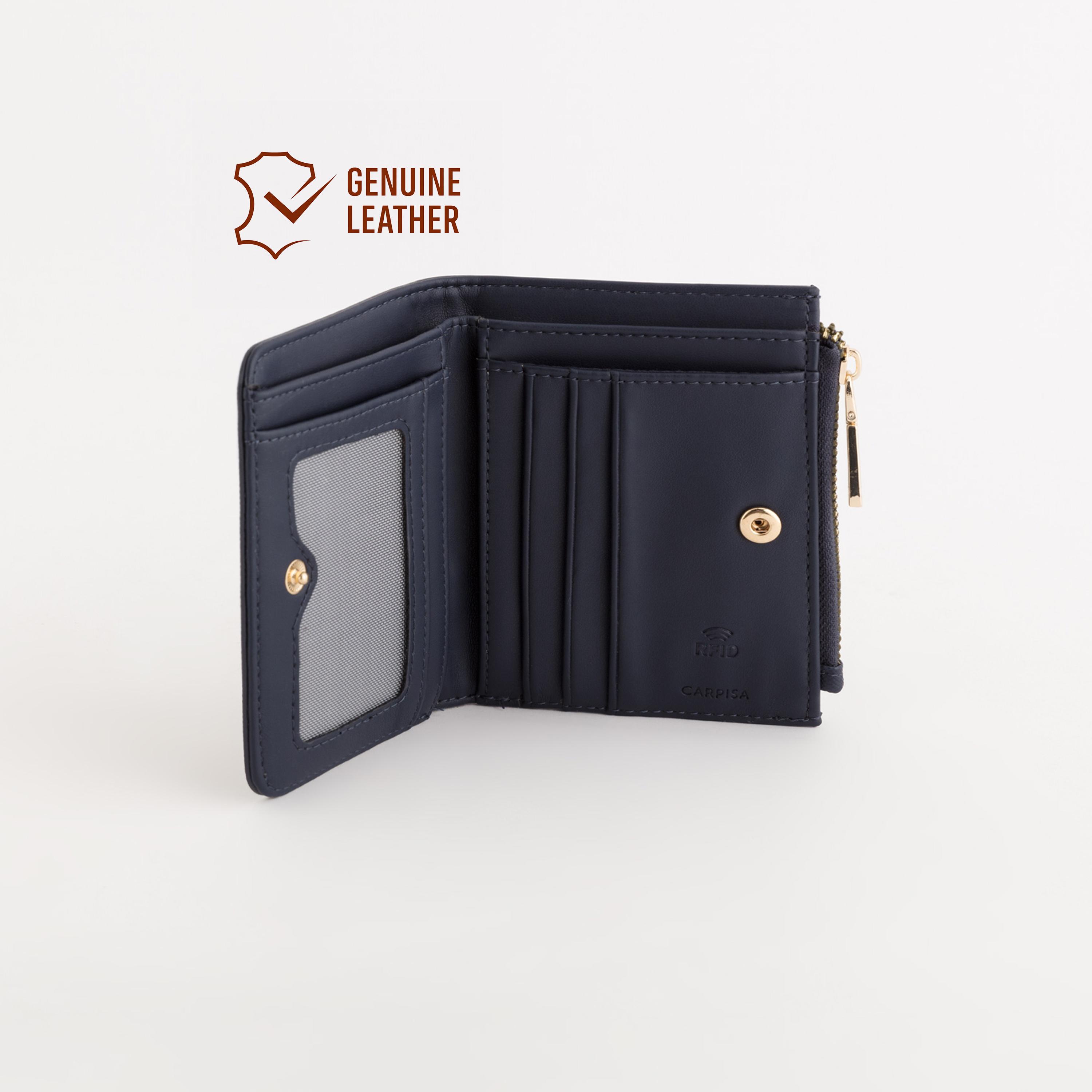 Carpisa Loto V2 Textured Wallet with Zipper closure | 12 X 2 X 9 CM-women-bagsandwallets-wallets-image-2