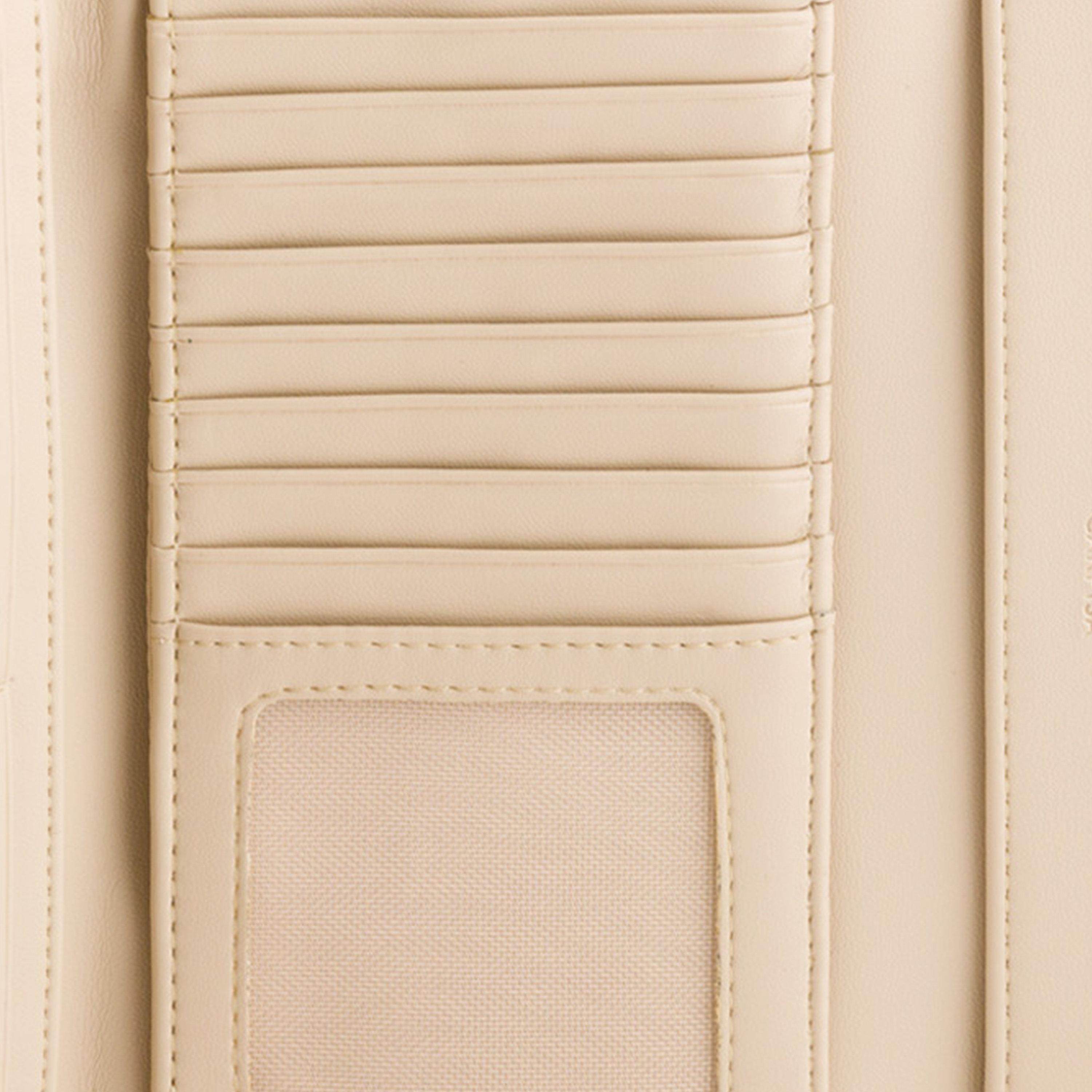 Carpisa Loto V2 Textured Wallet with Flap closure | 19 X 3 X 10 CM-women-bagsandwallets-wallets-image-3