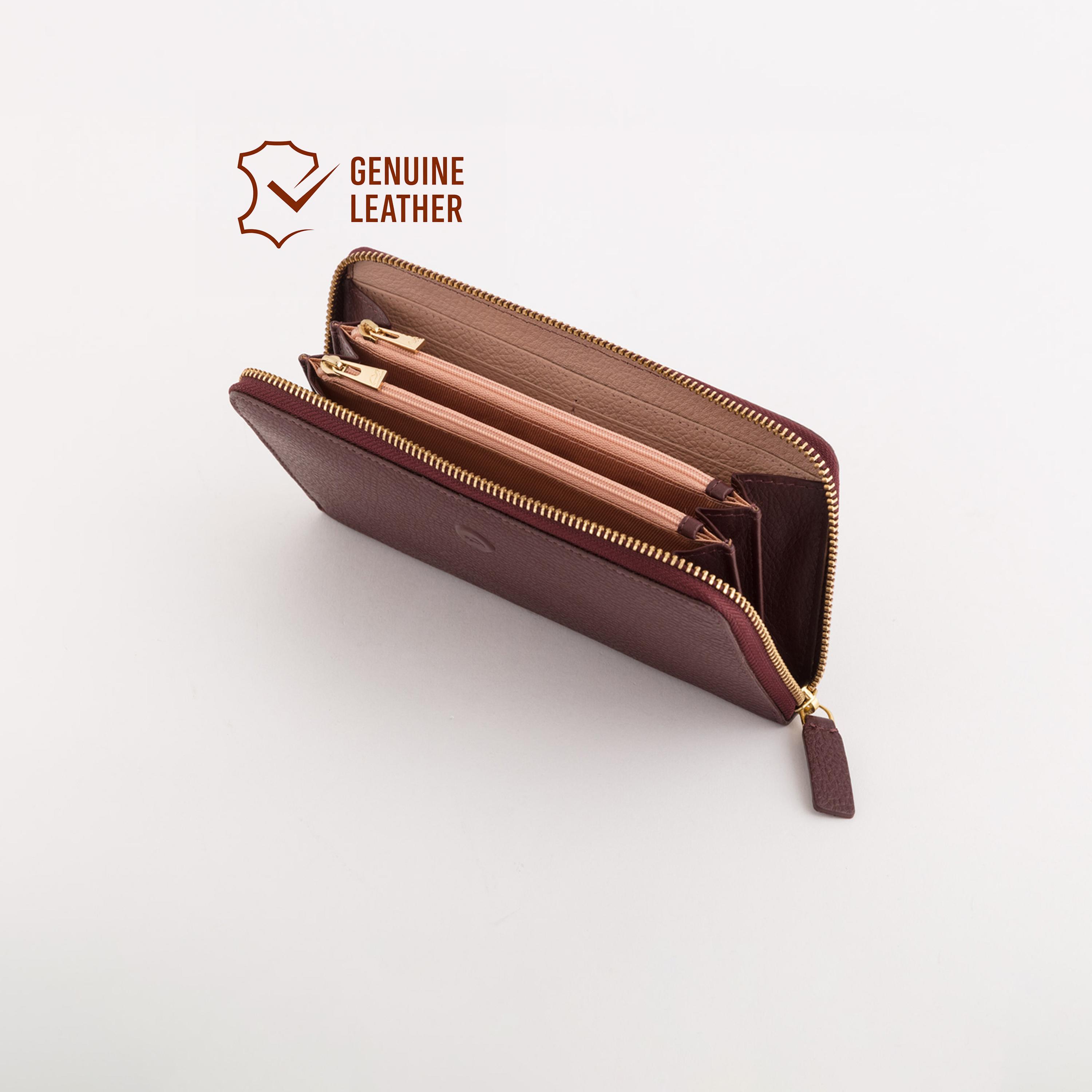 Carpisa Delta Winter Textured Wallet with Zipper closure | 19 X 2 X 10 CM-women-bagsandwallets-wallets-image-2