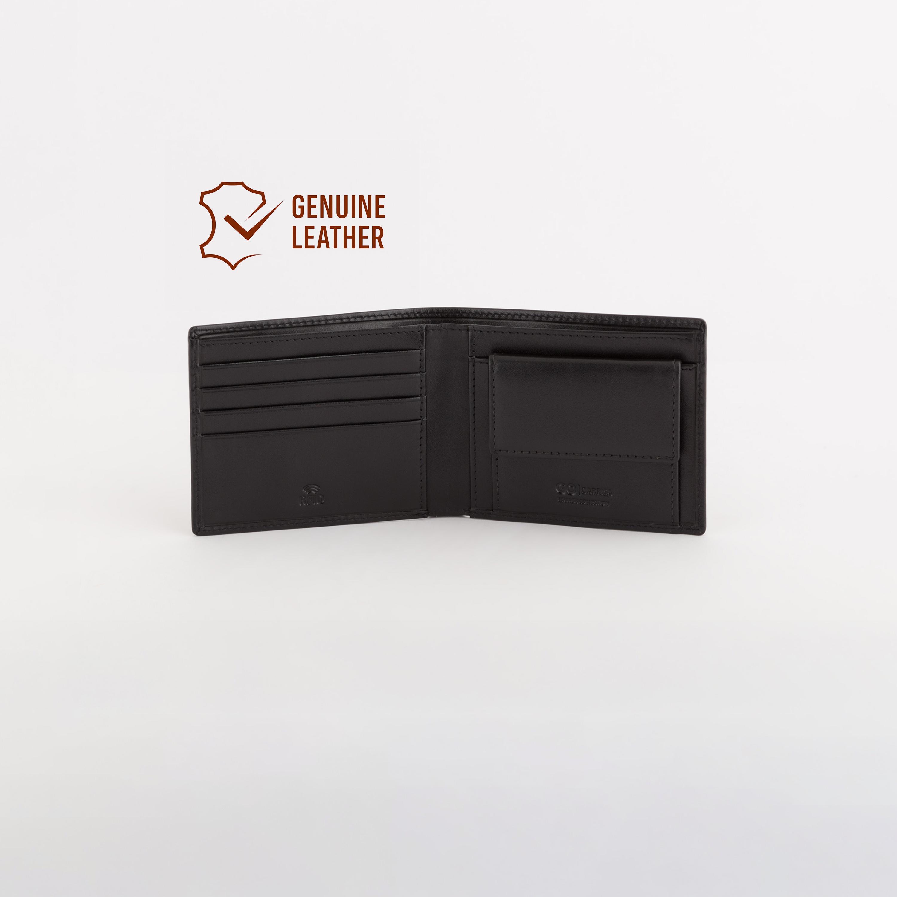 كاربيسا - محفظة فيليبي سادة بإغلاق قابل للطي | 11 × 1 × 8 سم-men-beltsandwallets-wallets-image-2