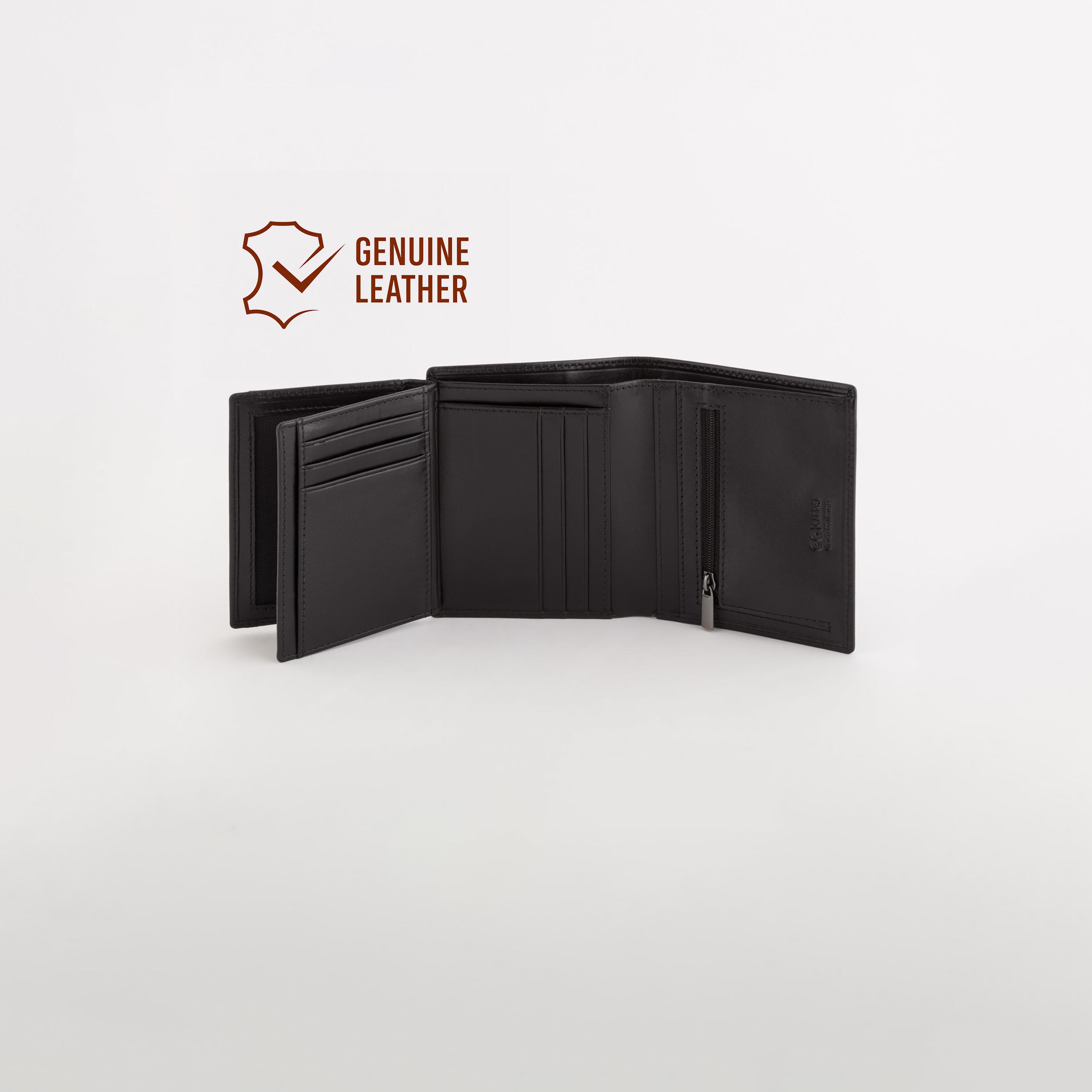 كاربيسا - محفظة فيليبي سادة بإغلاق قابل للطي | 12 × 1 × 9 سم-men-beltsandwallets-wallets-image-2