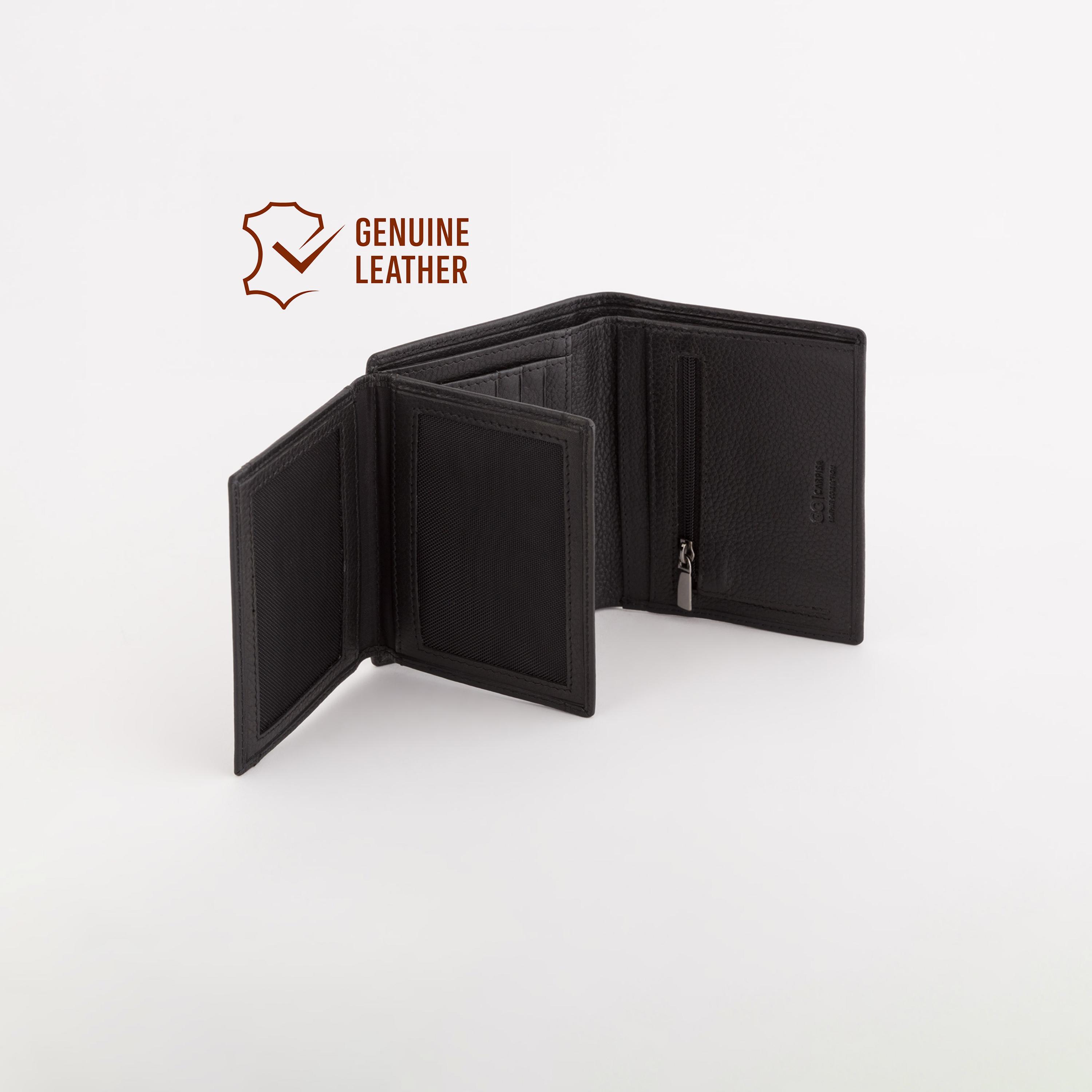 Carpisa Mark Textured Wallet with Fold closure | 12 X 1 X 9 CM-men-beltsandwallets-wallets-image-2