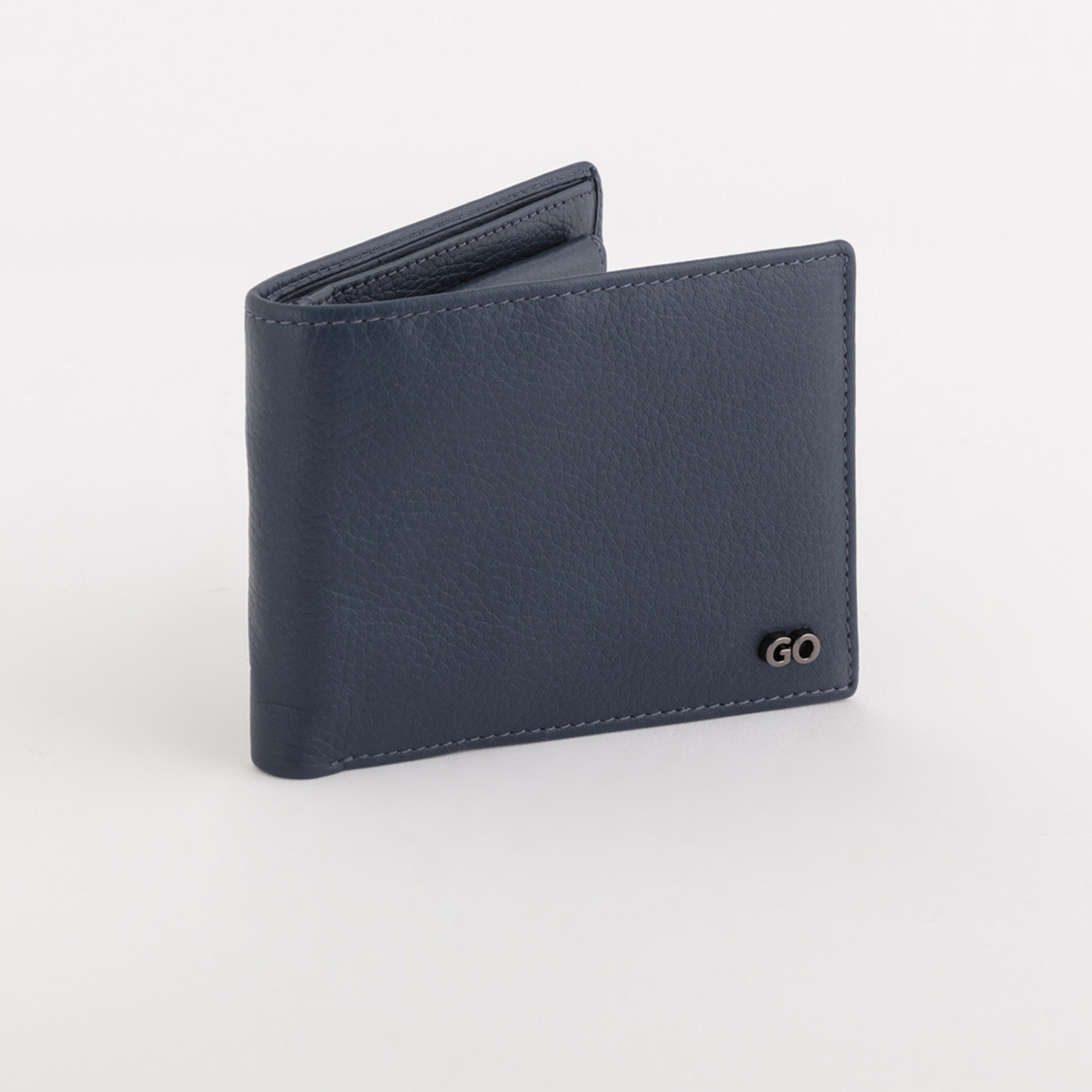 كاربيسا - محفظة مارك منقوشة بإغلاق قابل للطي | 11 × 1 × 9 سم-men-beltsandwallets-wallets-image-1
