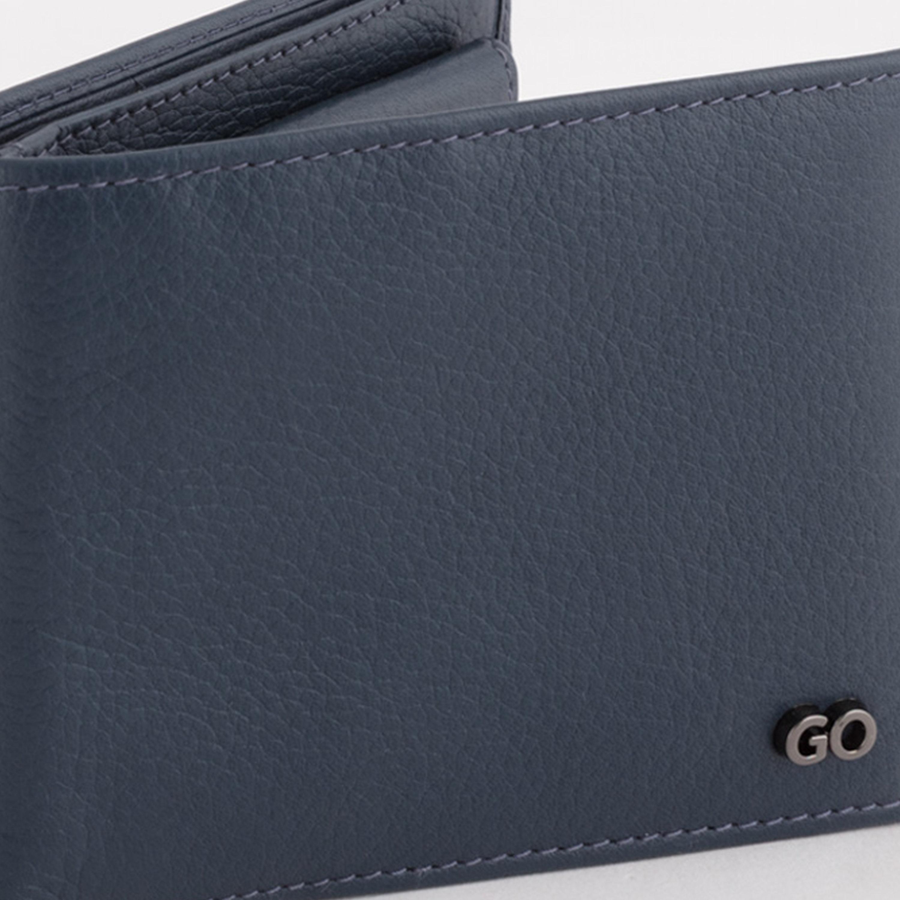 كاربيسا - محفظة مارك منقوشة بإغلاق قابل للطي | 11 × 1 × 9 سم-men-beltsandwallets-wallets-image-4