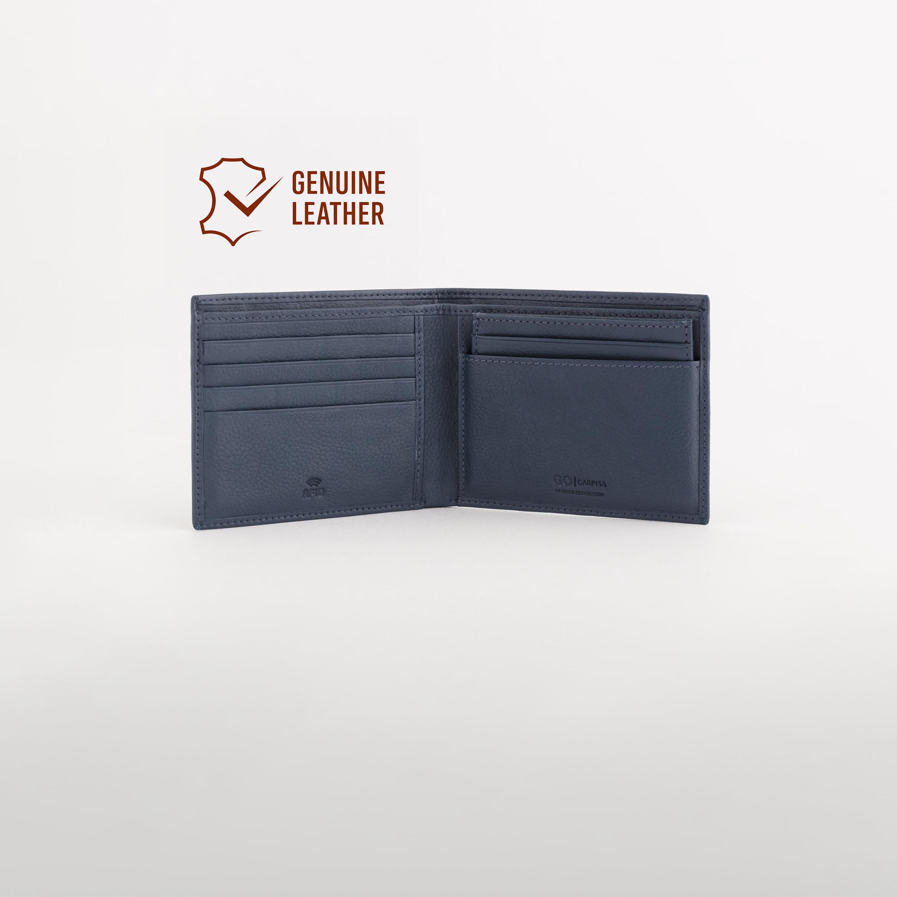 كاربيسا - محفظة مارك منقوشة بإغلاق قابل للطي | 12 × 1 × 9 سم-men-beltsandwallets-wallets-image-2