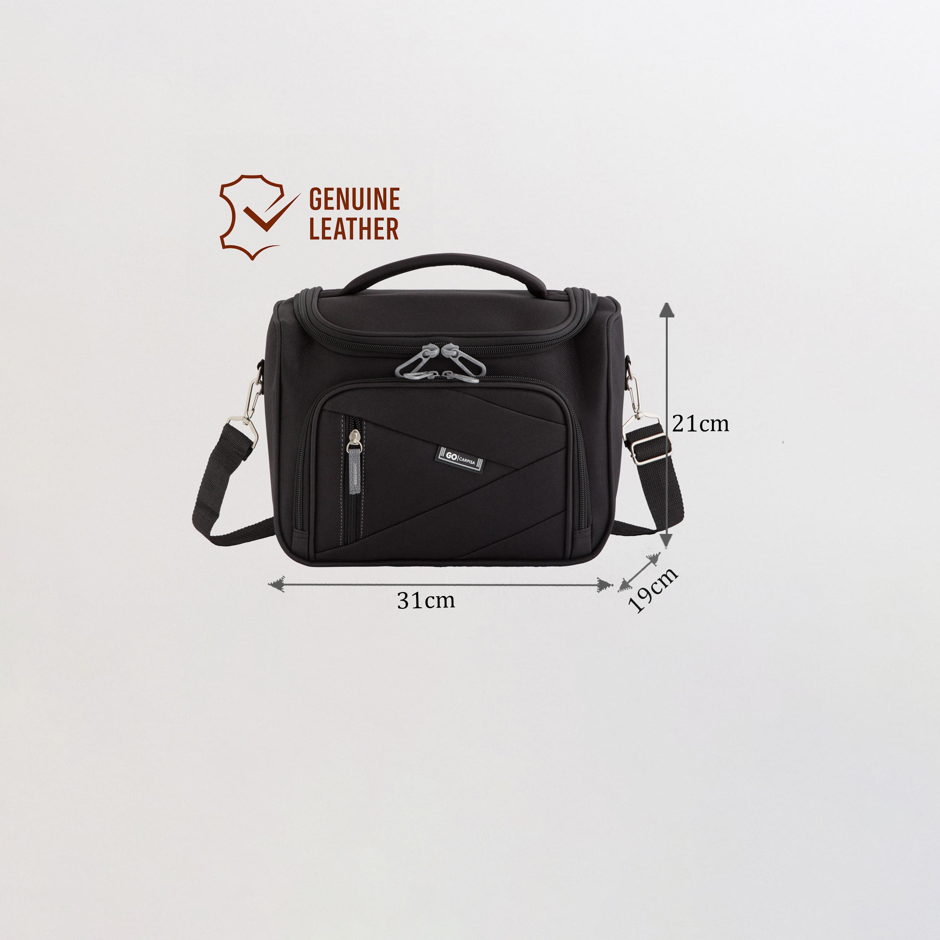 Carpisa Roadmate Solid Toiletry Bag with Zipper closure and Detachable Strap | VVC6170744500101-household-storage-cosmeticorganizing-makeuporganizersandsets-image-2