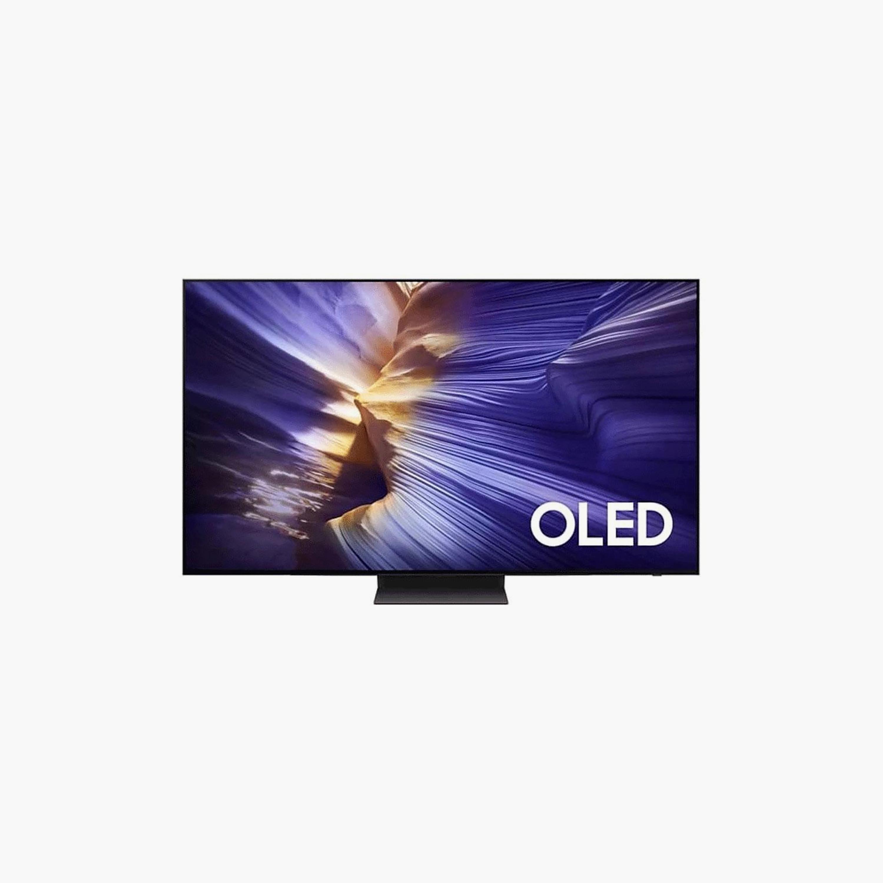 تلفزيون سامسونج 65 بوصة أوليد، S90F، بدقة 4K، معالج NQ4 AI الجيل الثالث، تردد 100 هرتز، مخرج صوت 40 واط، نظام Vision AI الذكي، QA65S90FAEXZN (إصدار 2025) لون أسود-electronics-televisionandvideo-image-1