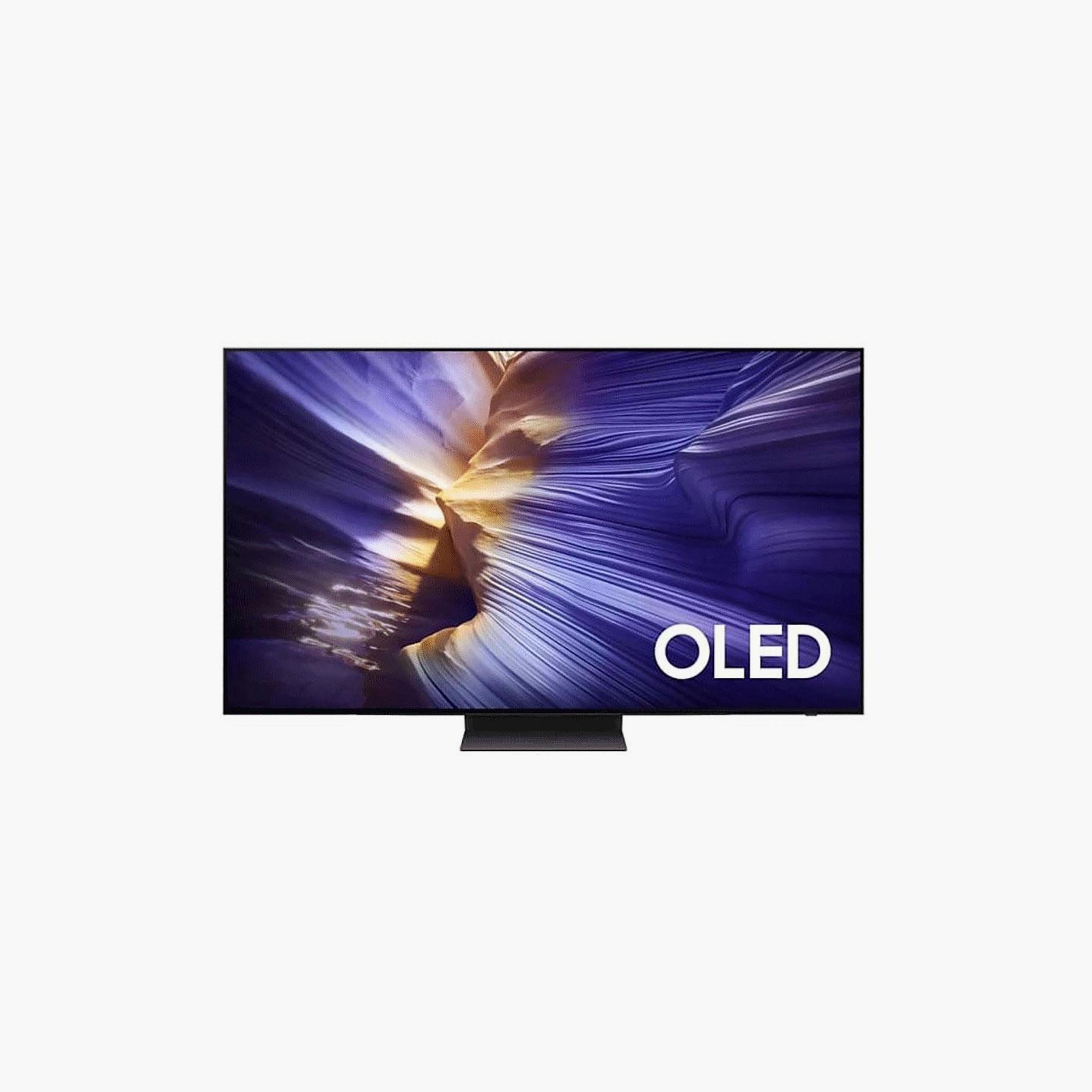 Samsung 55 Inch OLED TV, S90F, 4K, NQ4 AI Gen3 Processor, 100Hz Refresh Rate, 40W Sound Output, Multiple Connectivity Options, Vision AI Smart TV, QA55S90FAUXZN (2025) Black-electronics-televisionandvideo-image-1