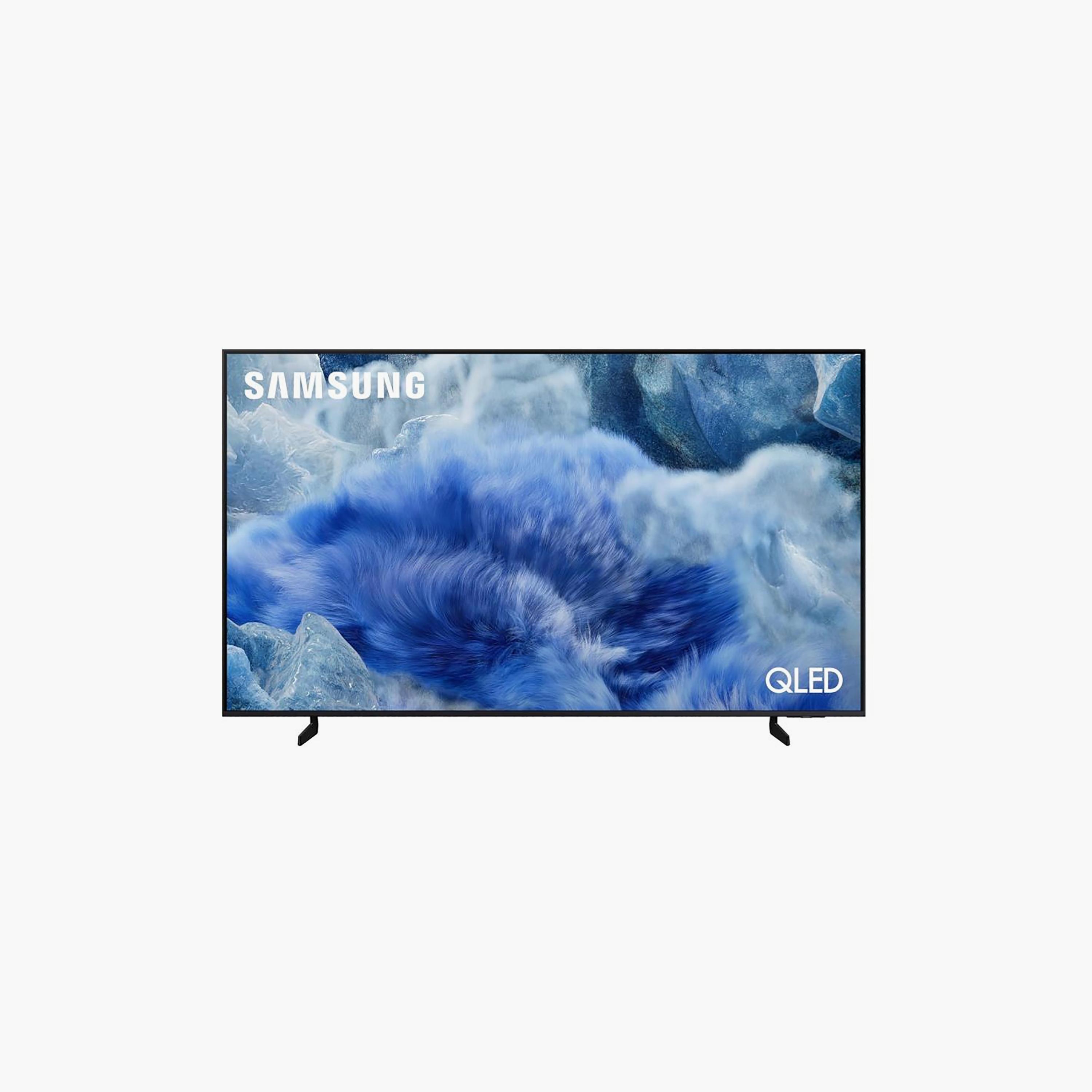 Samsung 75 Inch QLED TV, Q8F, 4K, Q4 AI Processor, 50Hz Refresh Rate, 20W Sound Output, Multiple Connectivity Options, Vision AI Smart TV, QA75Q8FAAUXZN (2025) Black-electronics-televisionandvideo-image-1