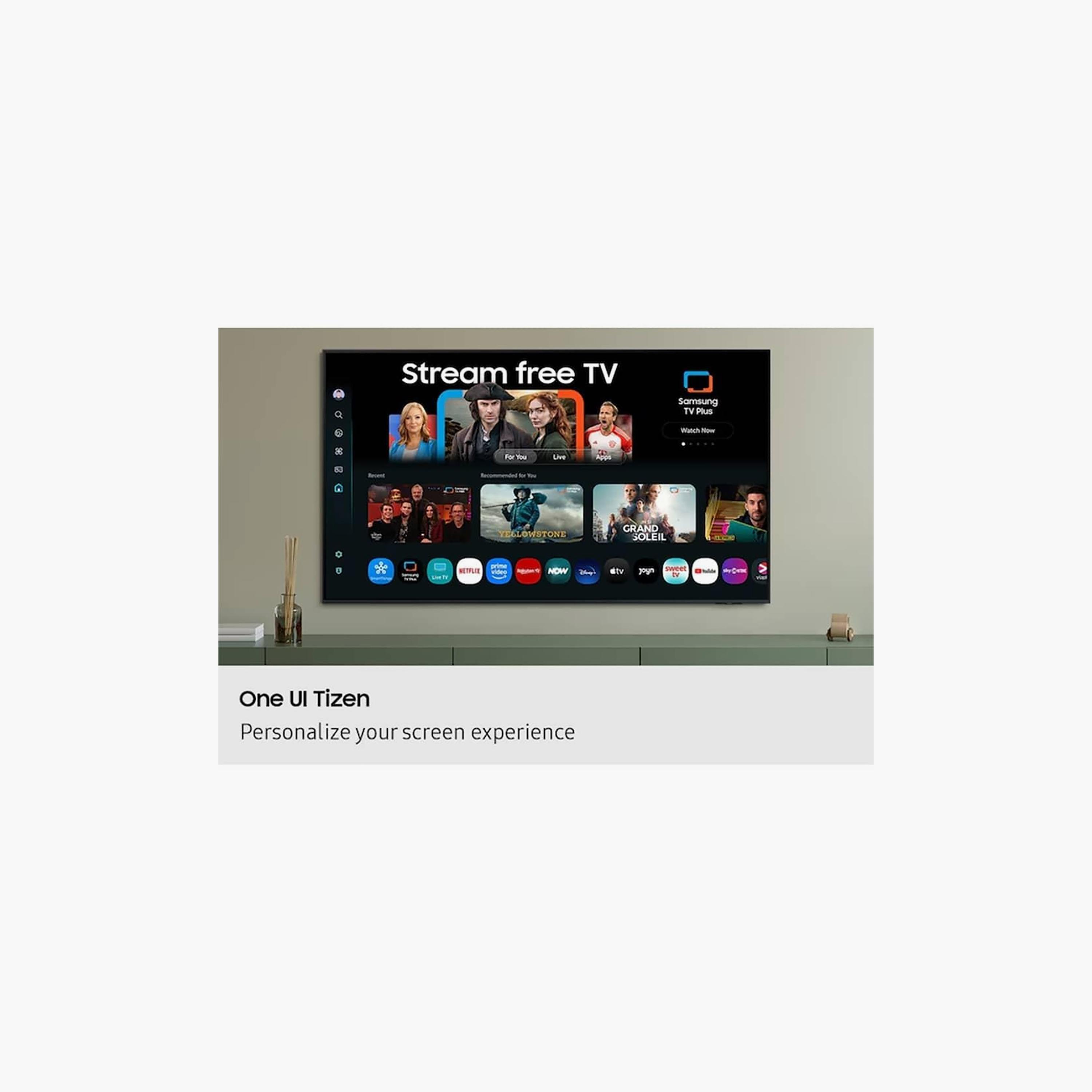 Samsung 98 Inch QLED TV, Q7F, 4K, Q4 AI Processor, 120Hz Refresh Rate, 20W Sound Output, Multiple Connectivity Options, Tizen Smart TV, QA98Q7FAAUXZN (2025) Black-electronics-televisionandvideo-image-7