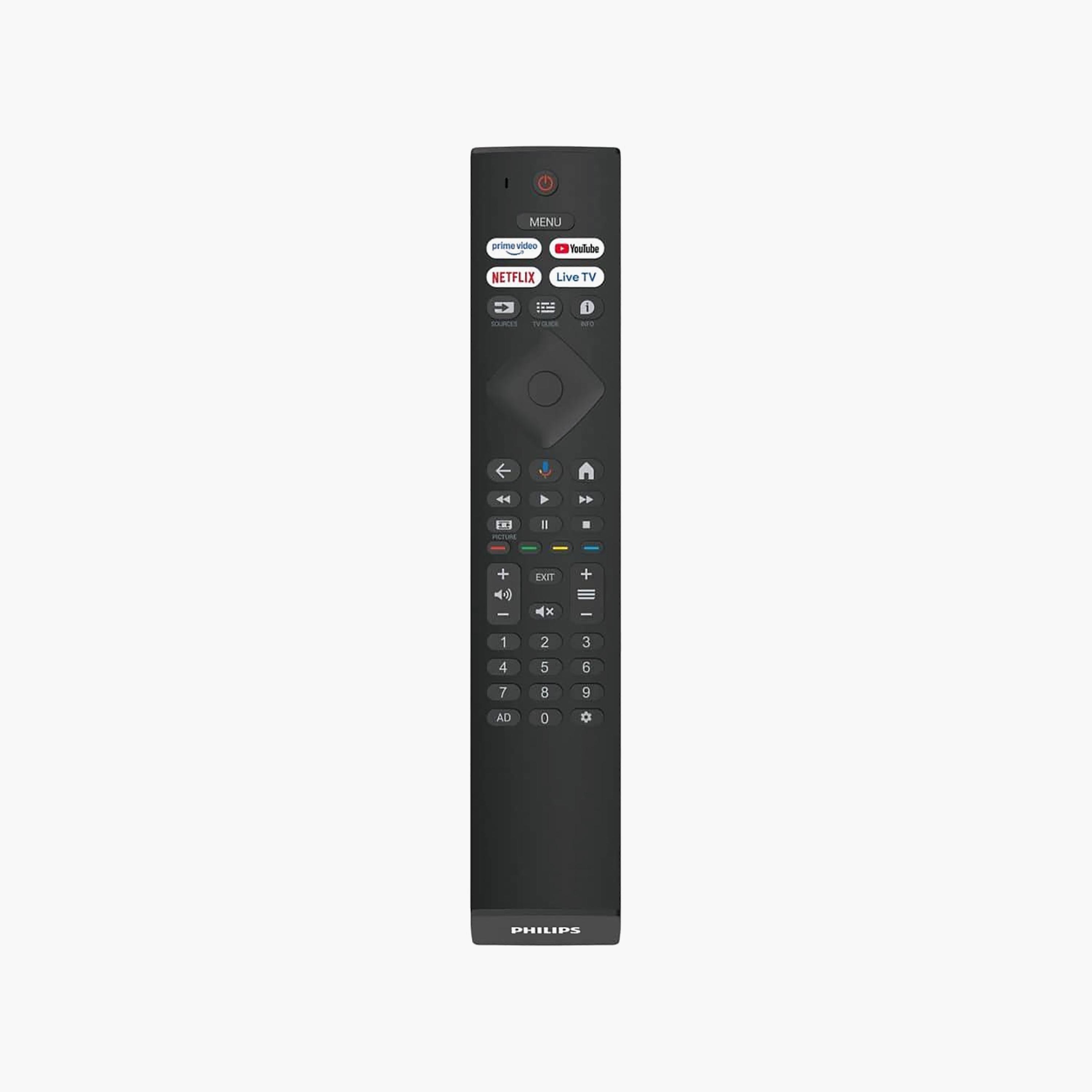 Philips 55 Inch UHD TV, 7300 Series, 4K, Quad Core Processor, 16W Sound Output, Dolby Audio Support, Multiple Connectivity Options, Google TV Smart TV, 55PUT7330 (2025) Black-electronics-televisionandvideo-image-3