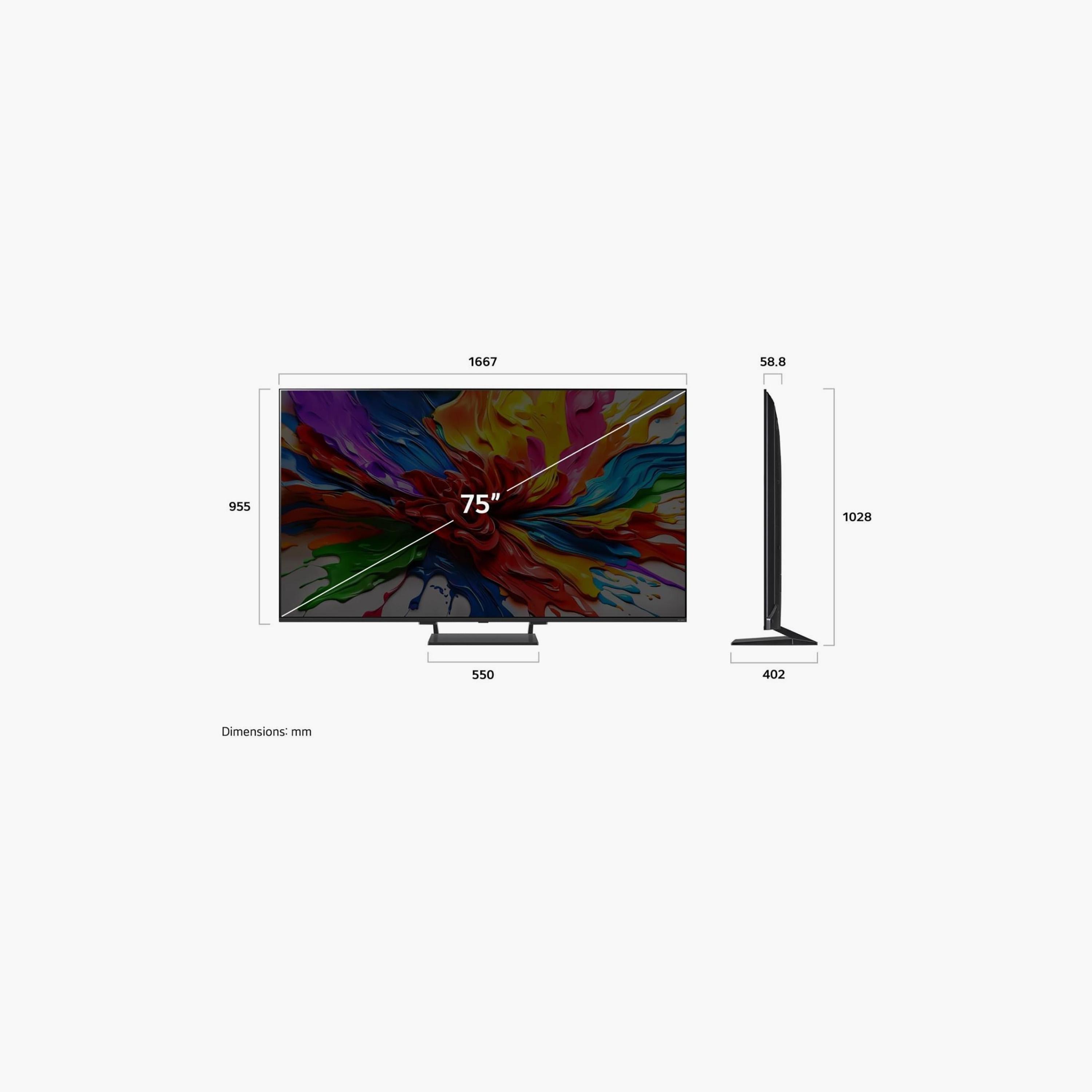 تلفزيون إل جي 75 بوصة كيو إن إي دي إيفو، QNED93، بدقة 4K، معالج α8 الجيل الثاني، تردد 120 هرتز، مخرج صوت 40 واط، دعم دولبي، نظام webOS الذكي، 75QNED93A6A-AMAQ (إصدار 2025) لون أسود-electronics-televisionandvideo-image-5