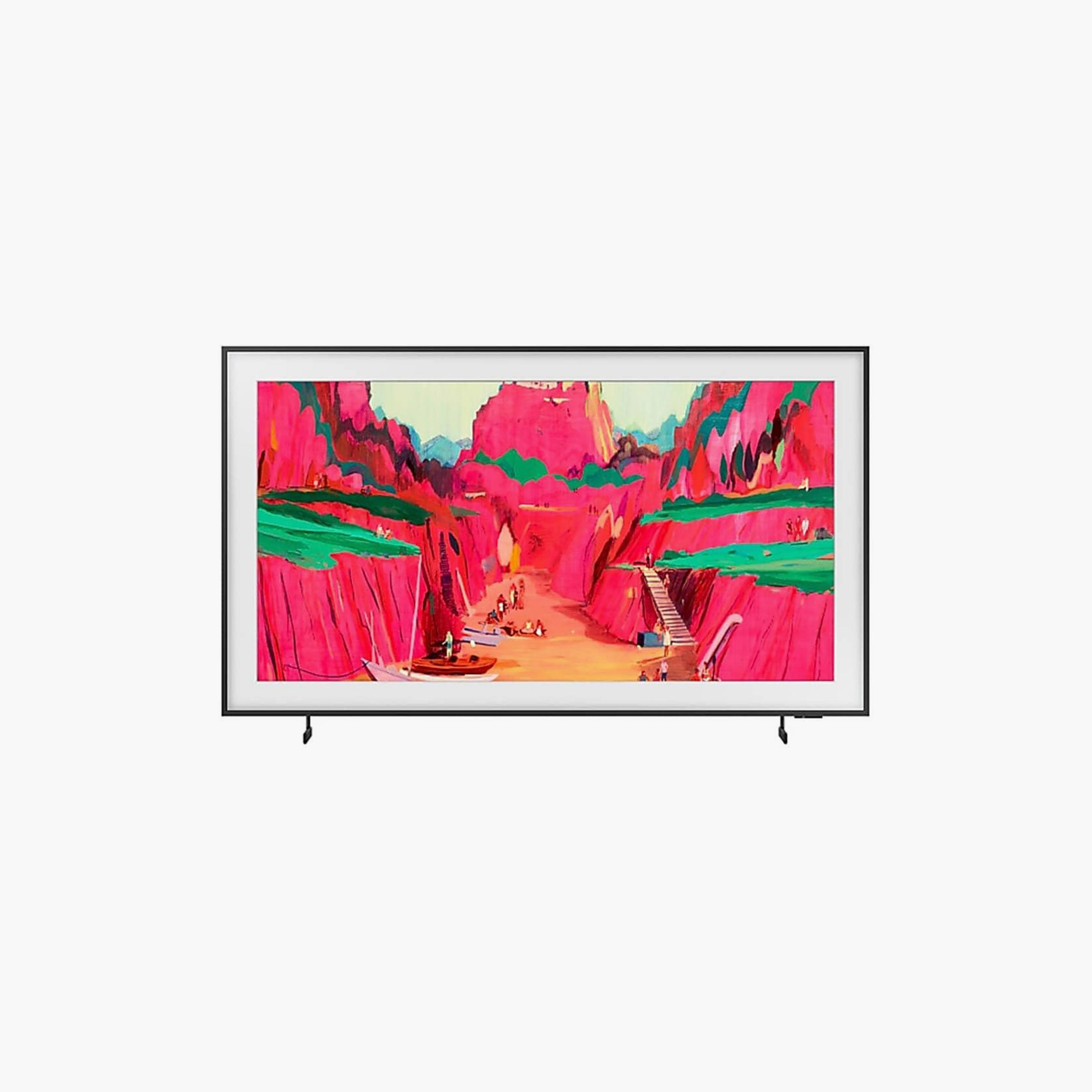 Samsung 75 Inch Neo QLED TV, The Frame Pro, 4K, NQ4 AI Gen3 Processor, 100Hz Refresh Rate, 40W Sound Output, Multiple Connectivity Options, Tizen Smart TV, QA75LS03FWUXZN (2025) Black-electronics-televisionandvideo-image-2