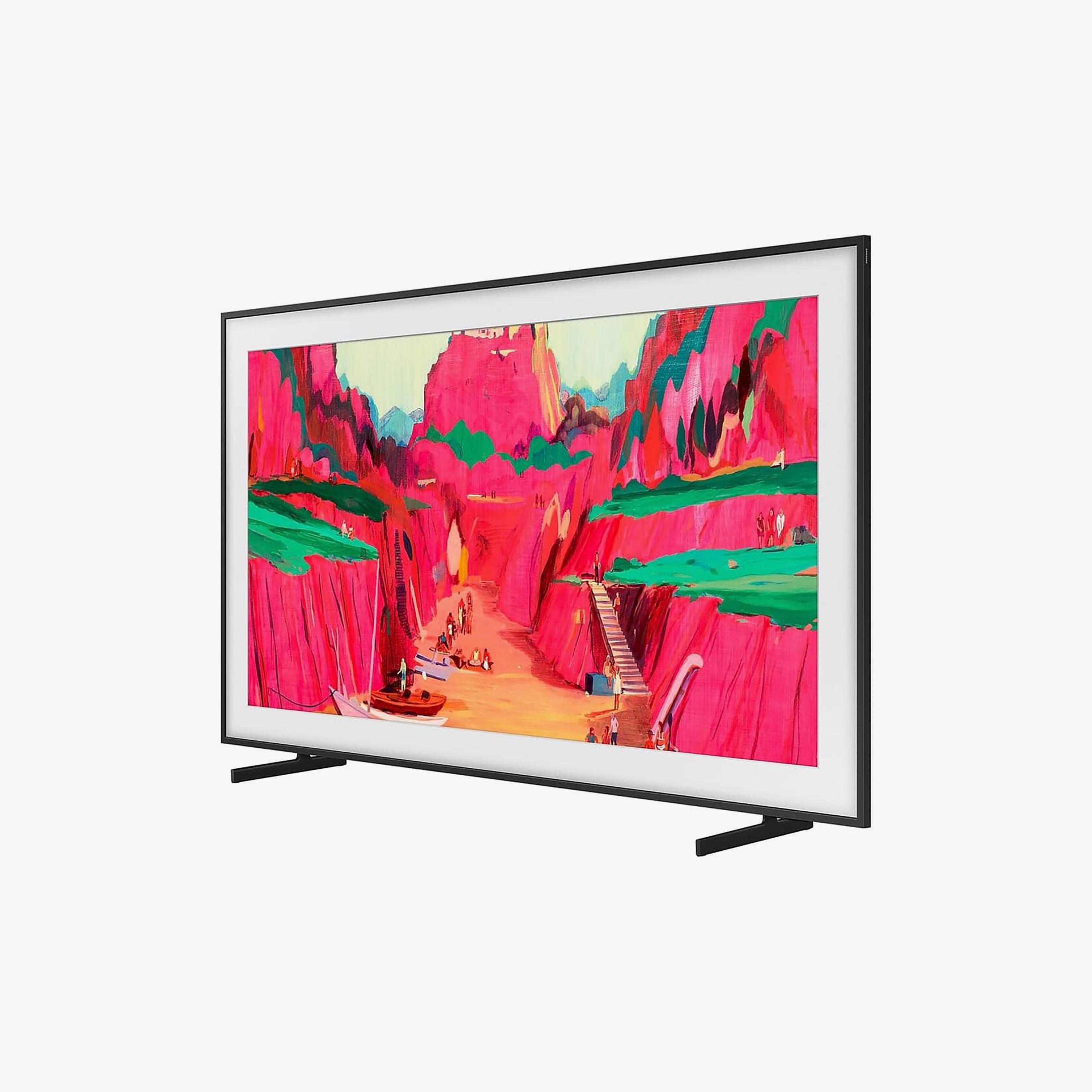 Samsung 75 Inch Neo QLED TV, The Frame Pro, 4K, NQ4 AI Gen3 Processor, 100Hz Refresh Rate, 40W Sound Output, Multiple Connectivity Options, Tizen Smart TV, QA75LS03FWUXZN (2025) Black-electronics-televisionandvideo-image-3