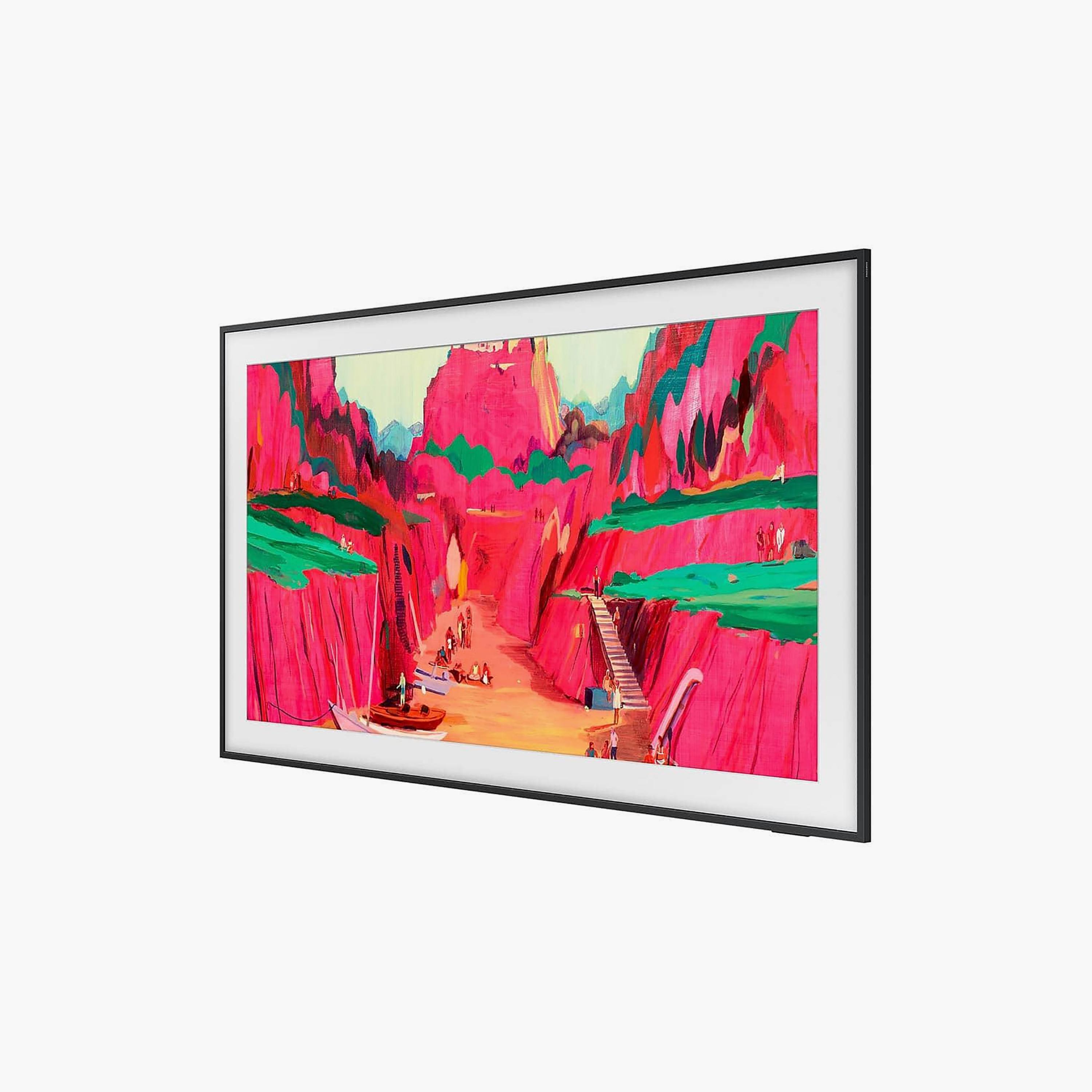 Samsung 75 Inch Neo QLED TV, The Frame Pro, 4K, NQ4 AI Gen3 Processor, 100Hz Refresh Rate, 40W Sound Output, Multiple Connectivity Options, Tizen Smart TV, QA75LS03FWUXZN (2025) Black-electronics-televisionandvideo-image-6