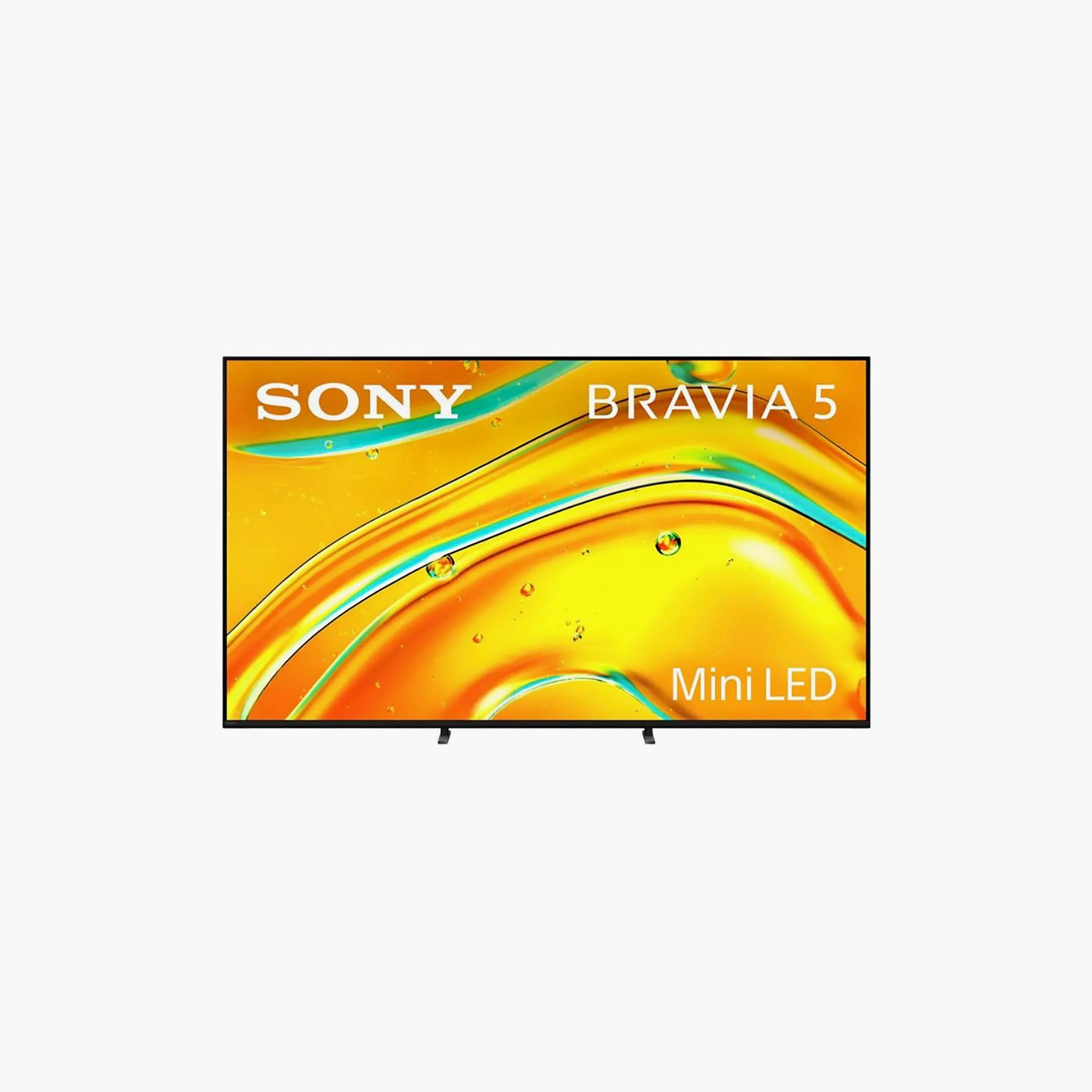 Sony 85 Inch Mini LED TV, Bravia 5, 4K, XR Processor, 120Hz Refresh Rate, Dolby Atmos Audio, Multiple Connectivity Options, Google TV Smart TV, K85XR50 (2025) Black-electronics-televisionandvideo-image-1