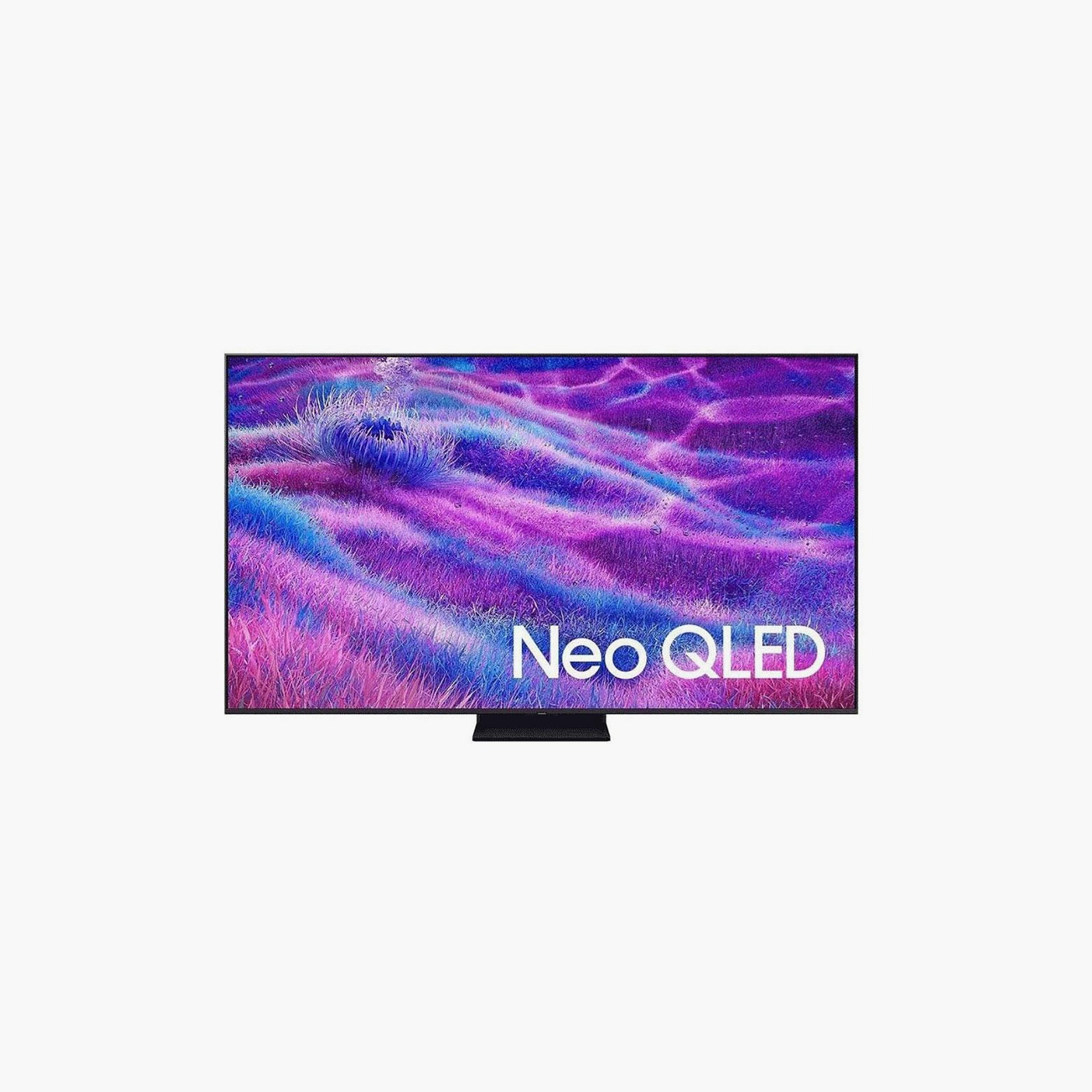 Samsung 55 Inch Neo QLED TV, QN80F, 4K, NQ4 AI Gen2 Processor, 100Hz Refresh Rate, 30W Sound Output, Multiple Connectivity Options, Tizen Smart TV, QA55QN80FAUXZN (2025) Black-electronics-televisionandvideo-image-1