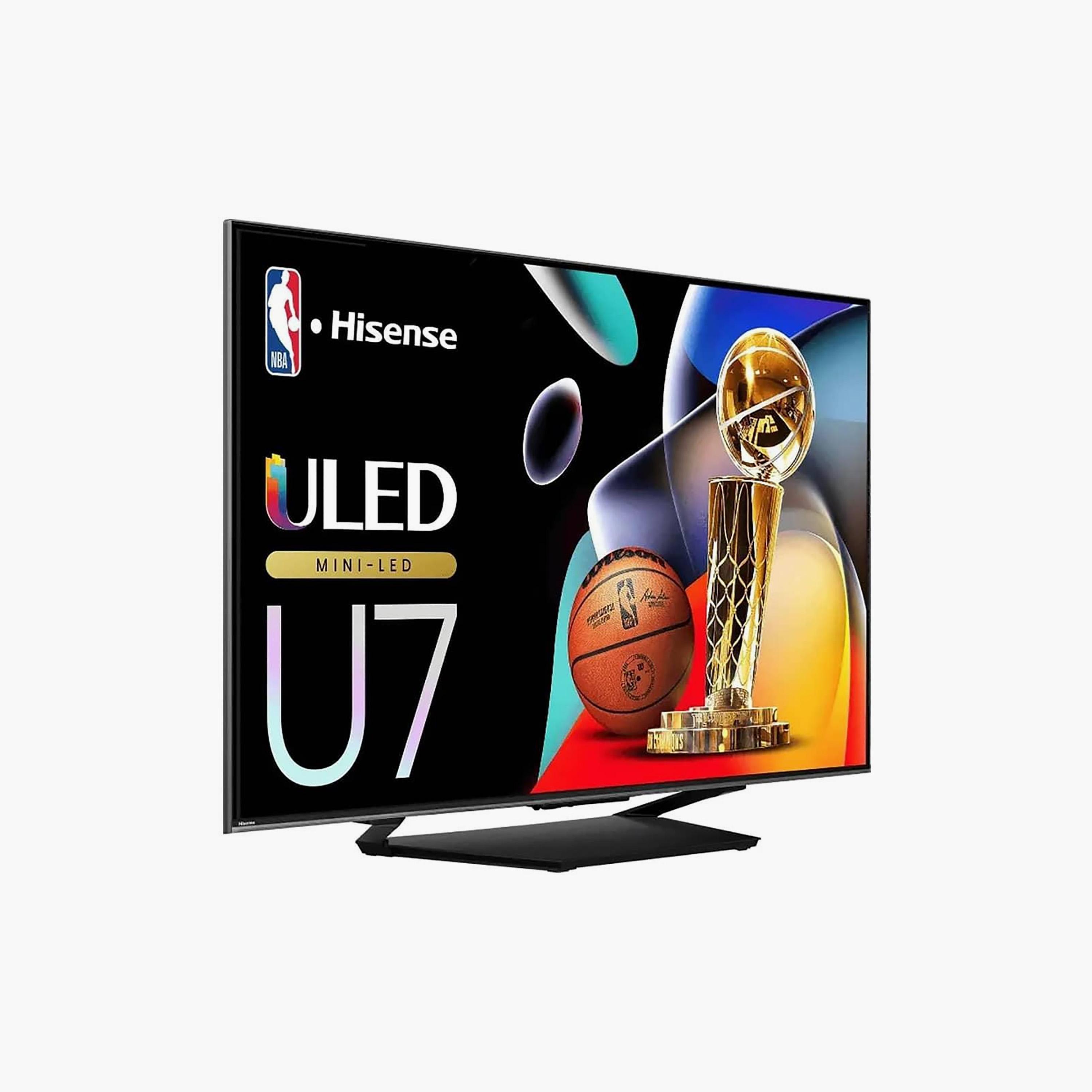 تلفزيون هايسنس 75 بوصة يو ليد، سلسلة U7، بدقة 4K، معالج Hi View Engine Pro، تردد 120 هرتز، مخرج صوت 40 واط، دولبي فيجن IQ، نظام VIDAA الذكي، 75U7N لون أسود-electronics-televisionandvideo-image-3
