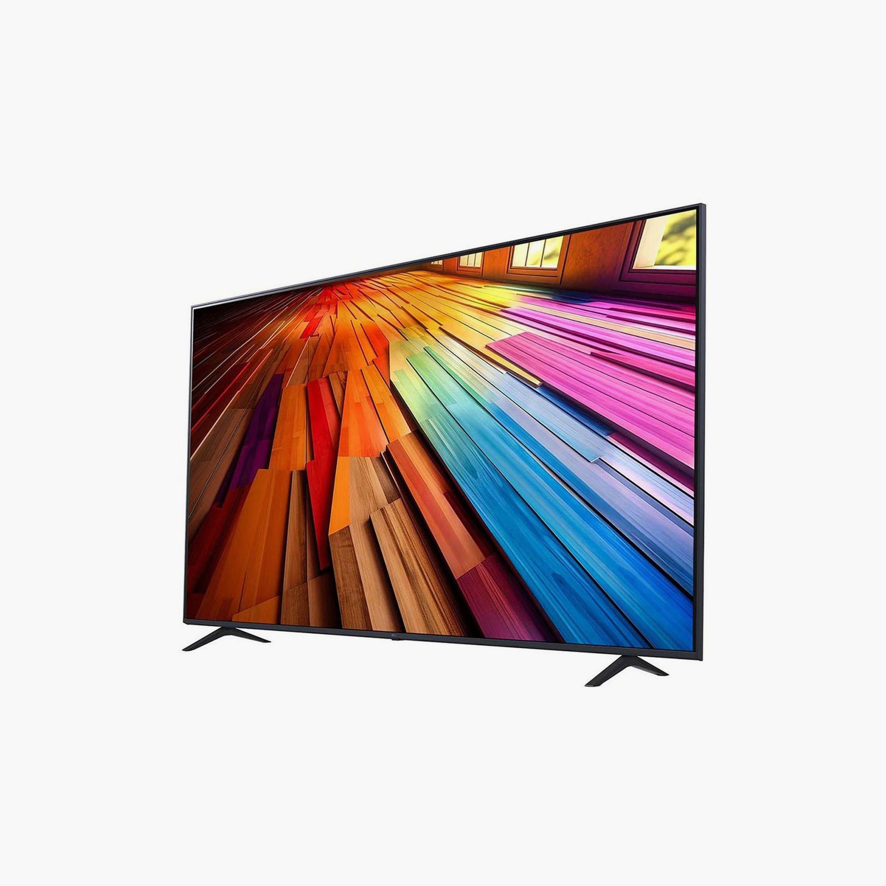تلفزيون إل جي 75 بوصة يو إتش دي، UT80، بدقة 4K، معالج α5 الجيل الرابع، تردد 60 هرتز، مخرج صوت 20 واط، دعم HDR10، نظام webOS الذكي، 75UT80006LA-AMAE (إصدار 2024) لون أسود-electronics-televisionandvideo-image-3